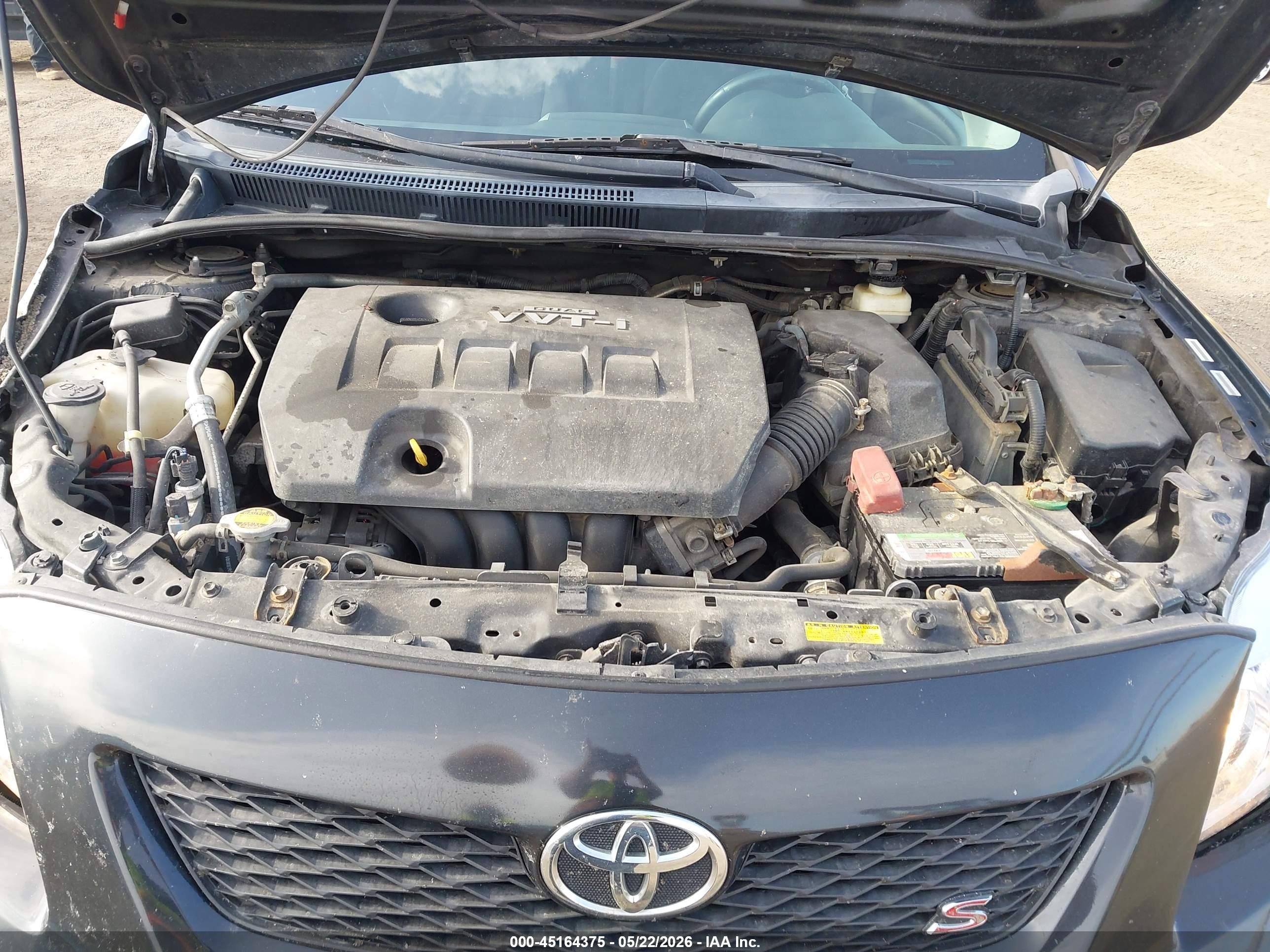 2009 Toyota Corolla S Black vin: 1NXBU40E09Z142818