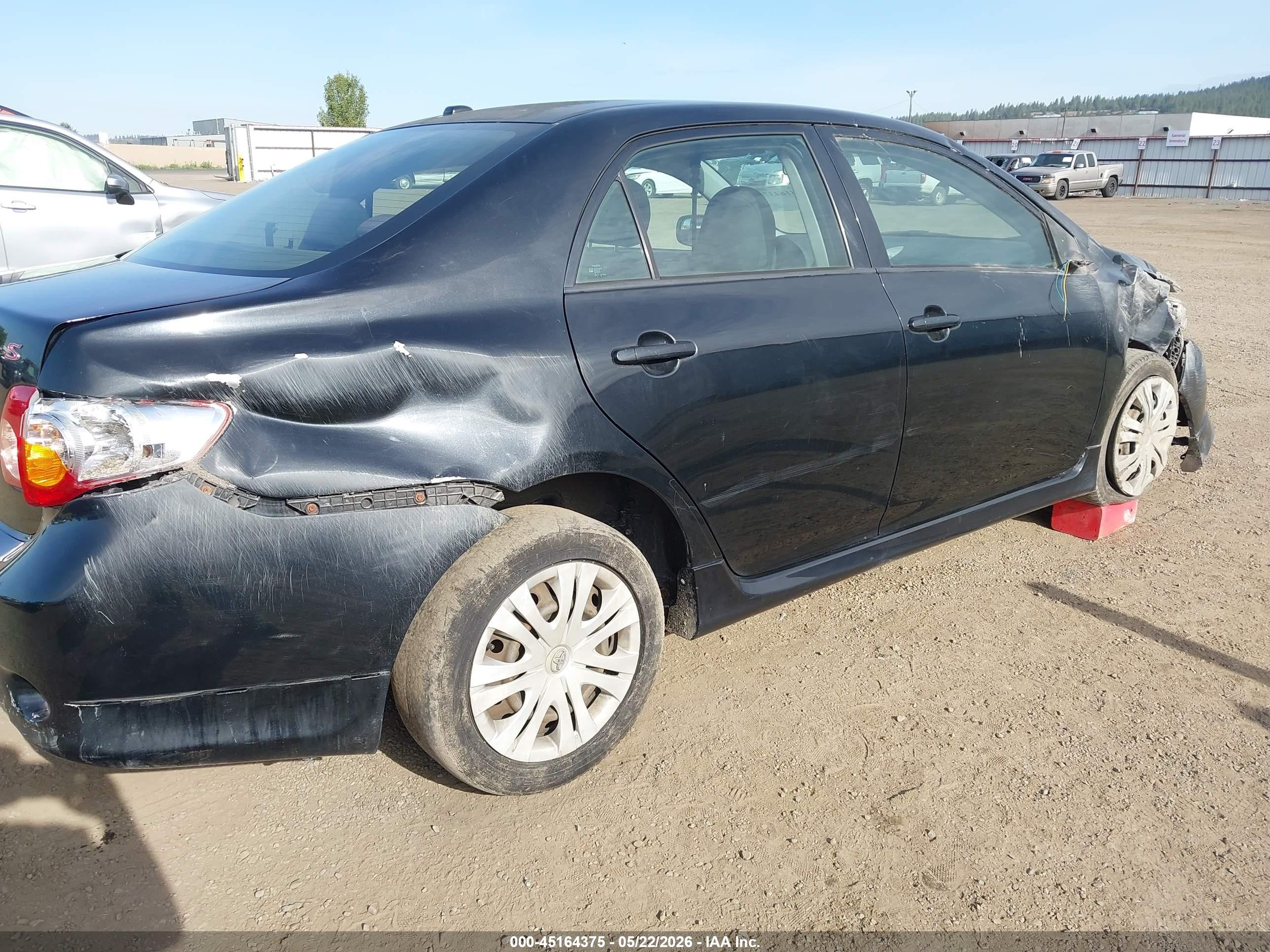 2009 Toyota Corolla S Black vin: 1NXBU40E09Z142818