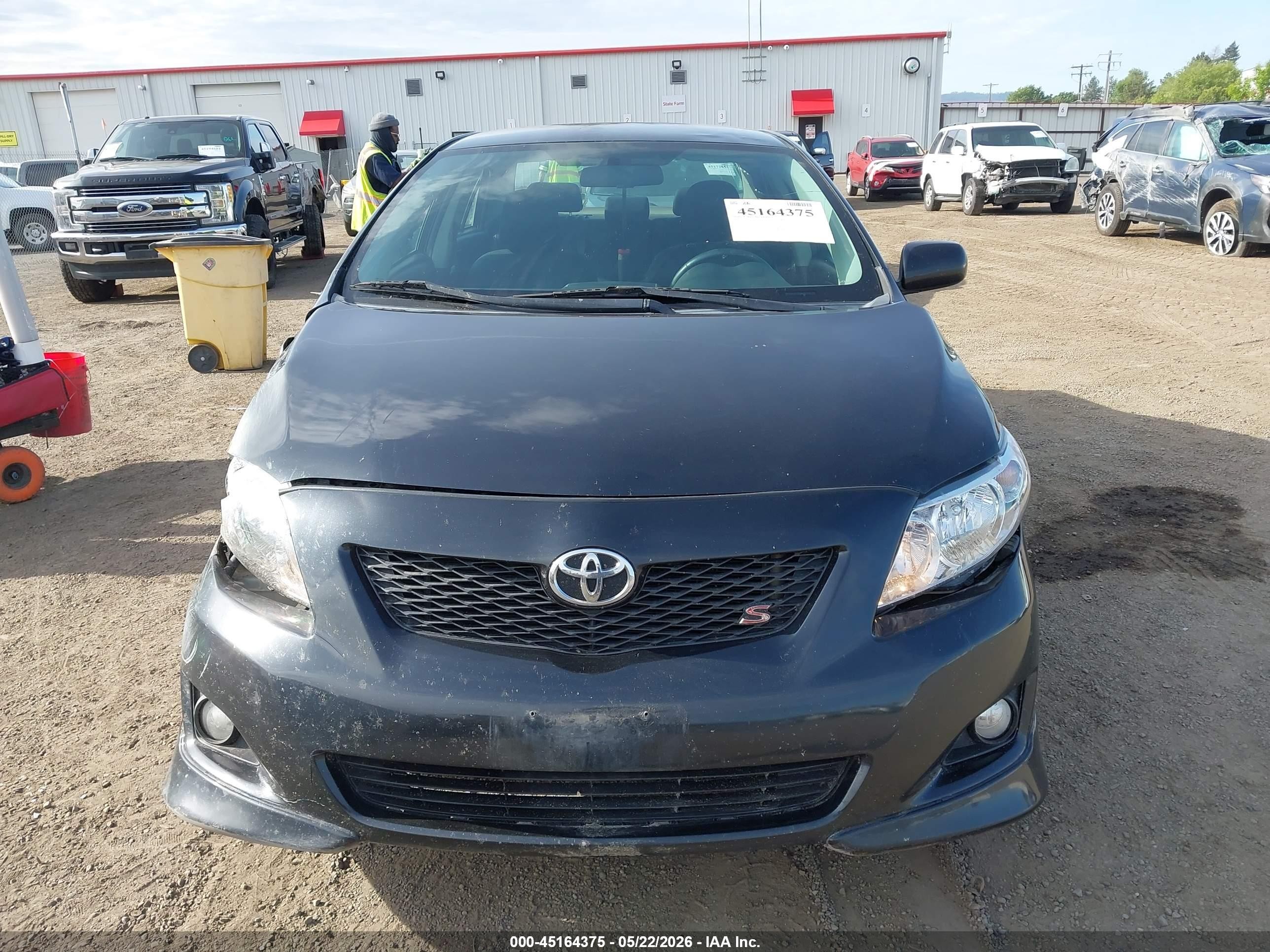 2009 Toyota Corolla S Black vin: 1NXBU40E09Z142818