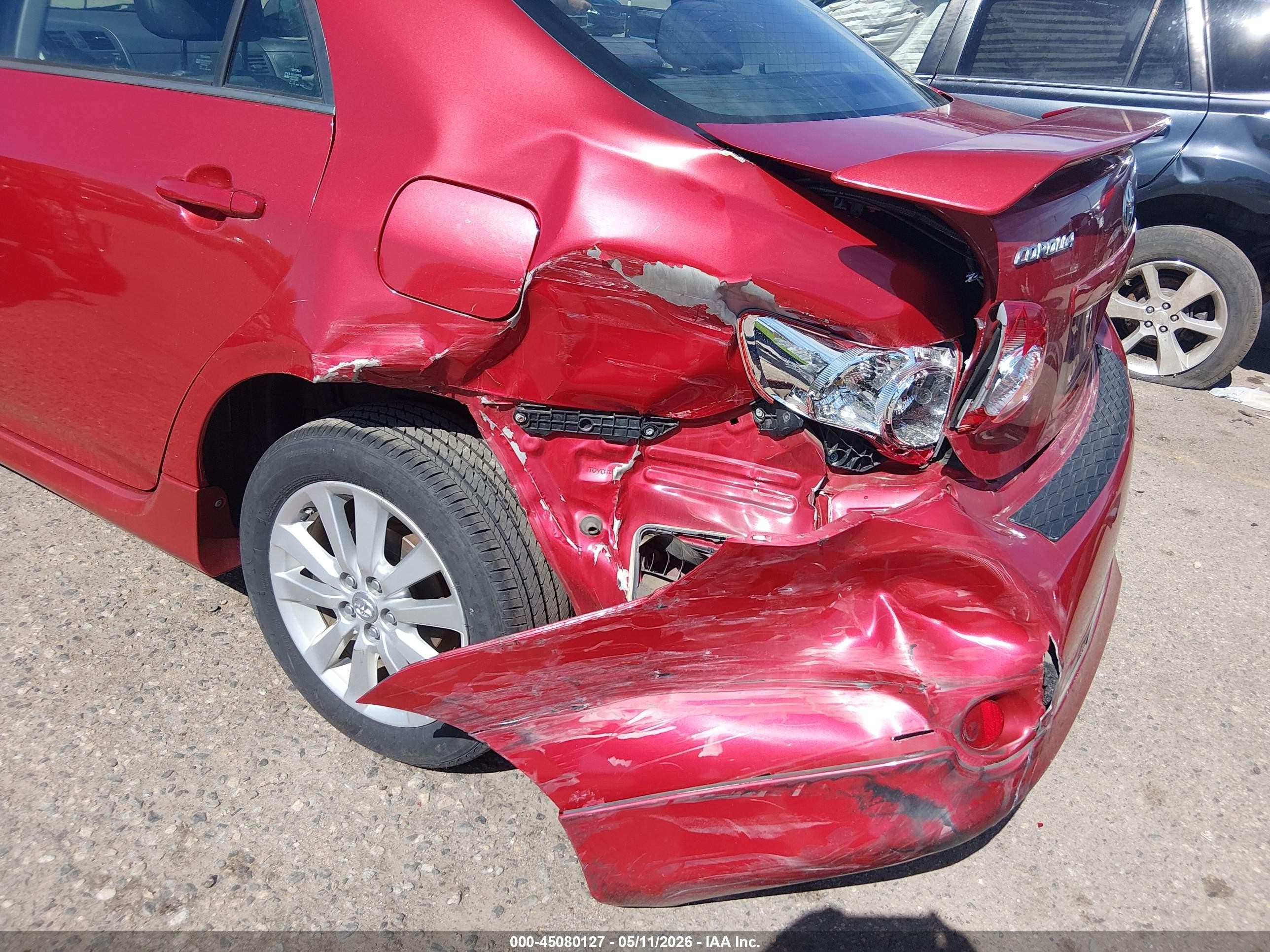 2009 Toyota Corolla S Красный vin: 1NXBU40E19Z023594