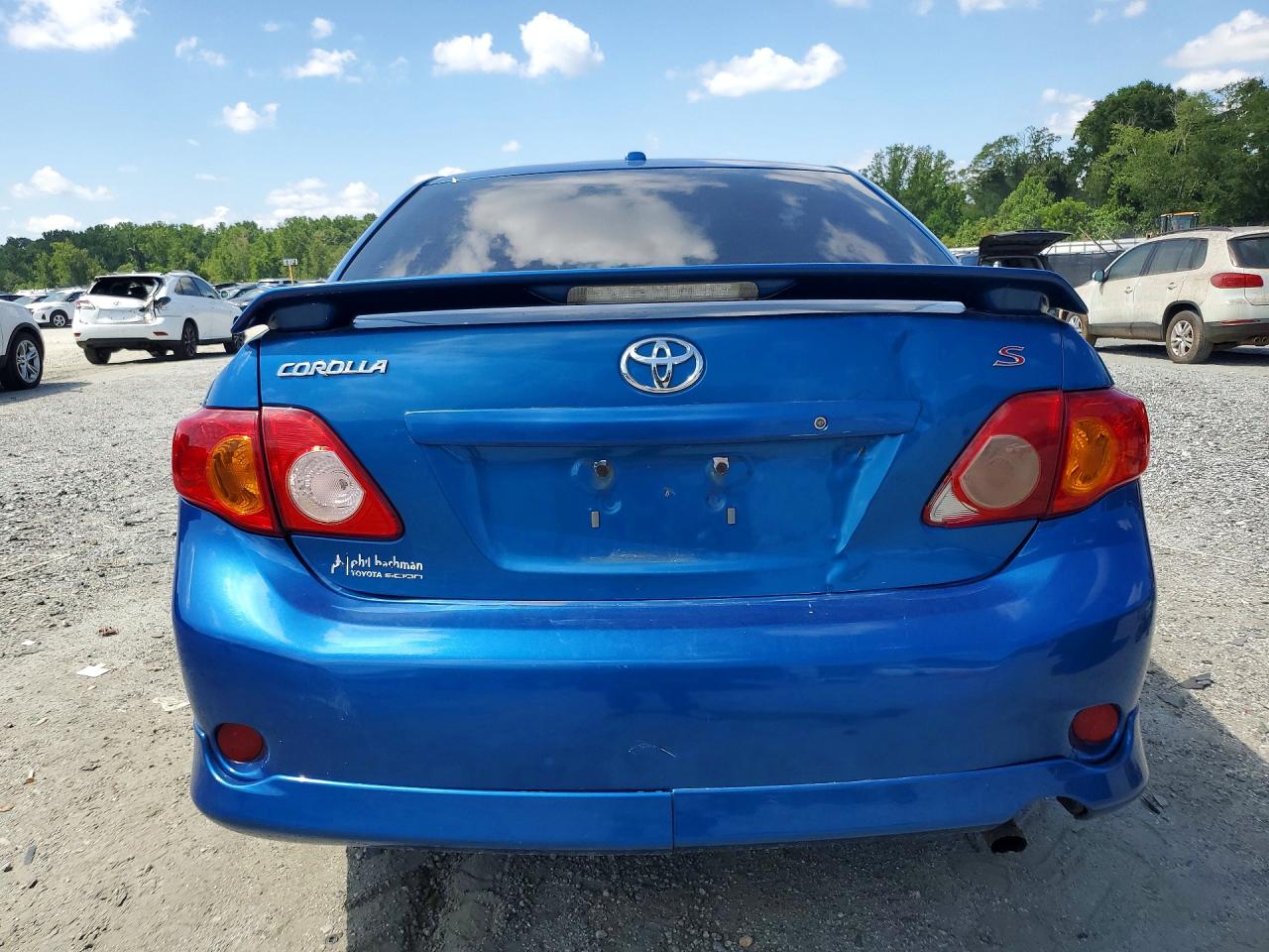 2009 Toyota Corolla S Blue vin: 1NXBU40E19Z029007