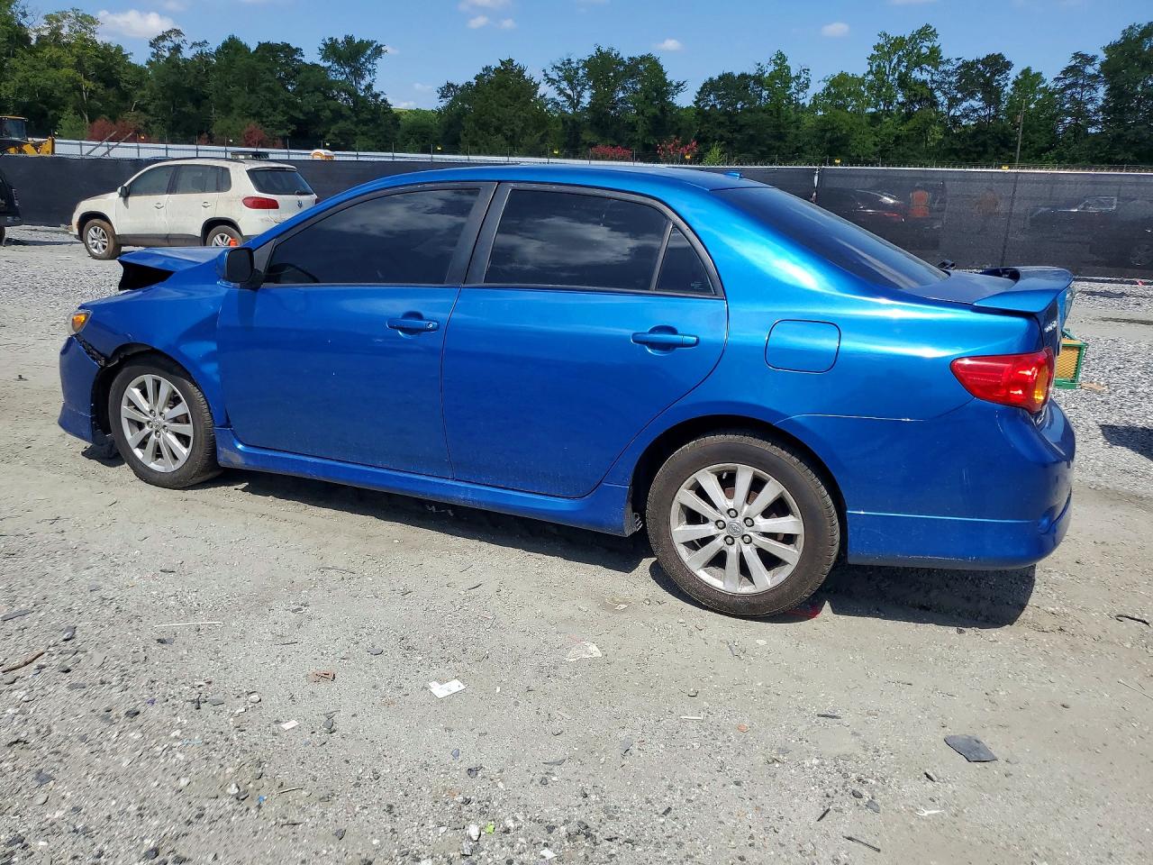 2009 Toyota Corolla S Blue vin: 1NXBU40E19Z029007