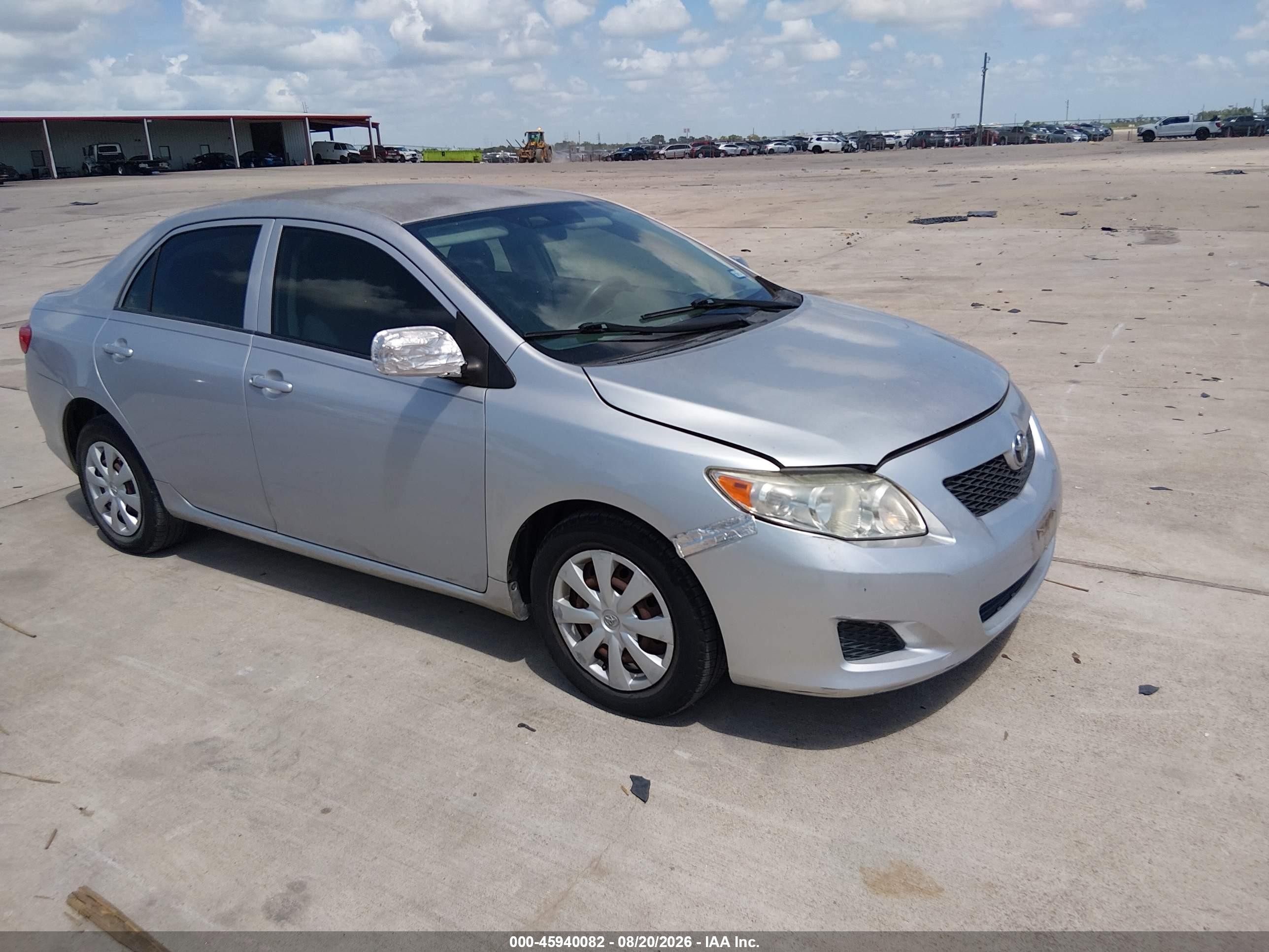 2009 Toyota Corolla   Silver vin: 1NXBU40E19Z029444