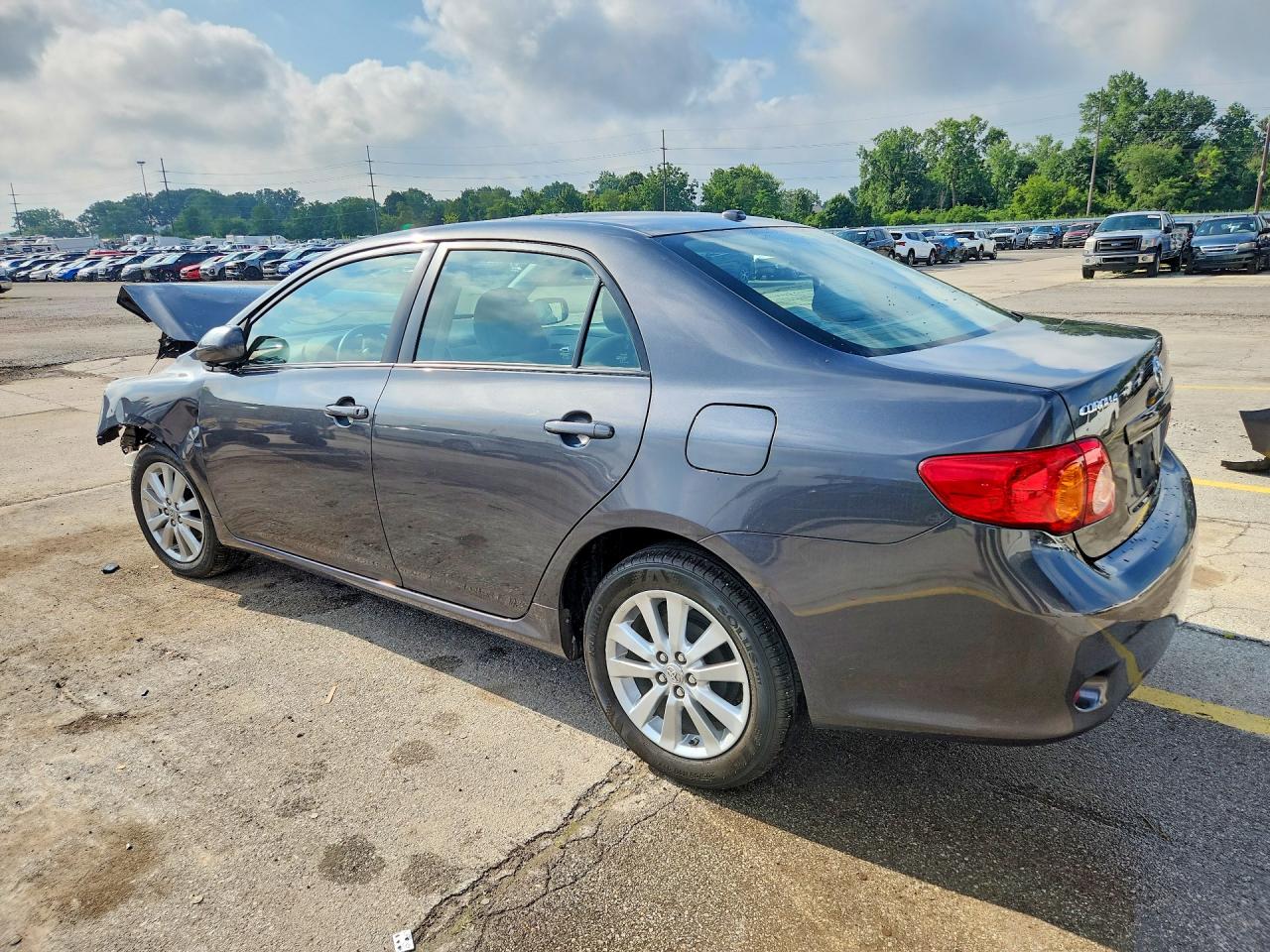 2009 Toyota Corolla Xle Gray vin: 1NXBU40E19Z029735
