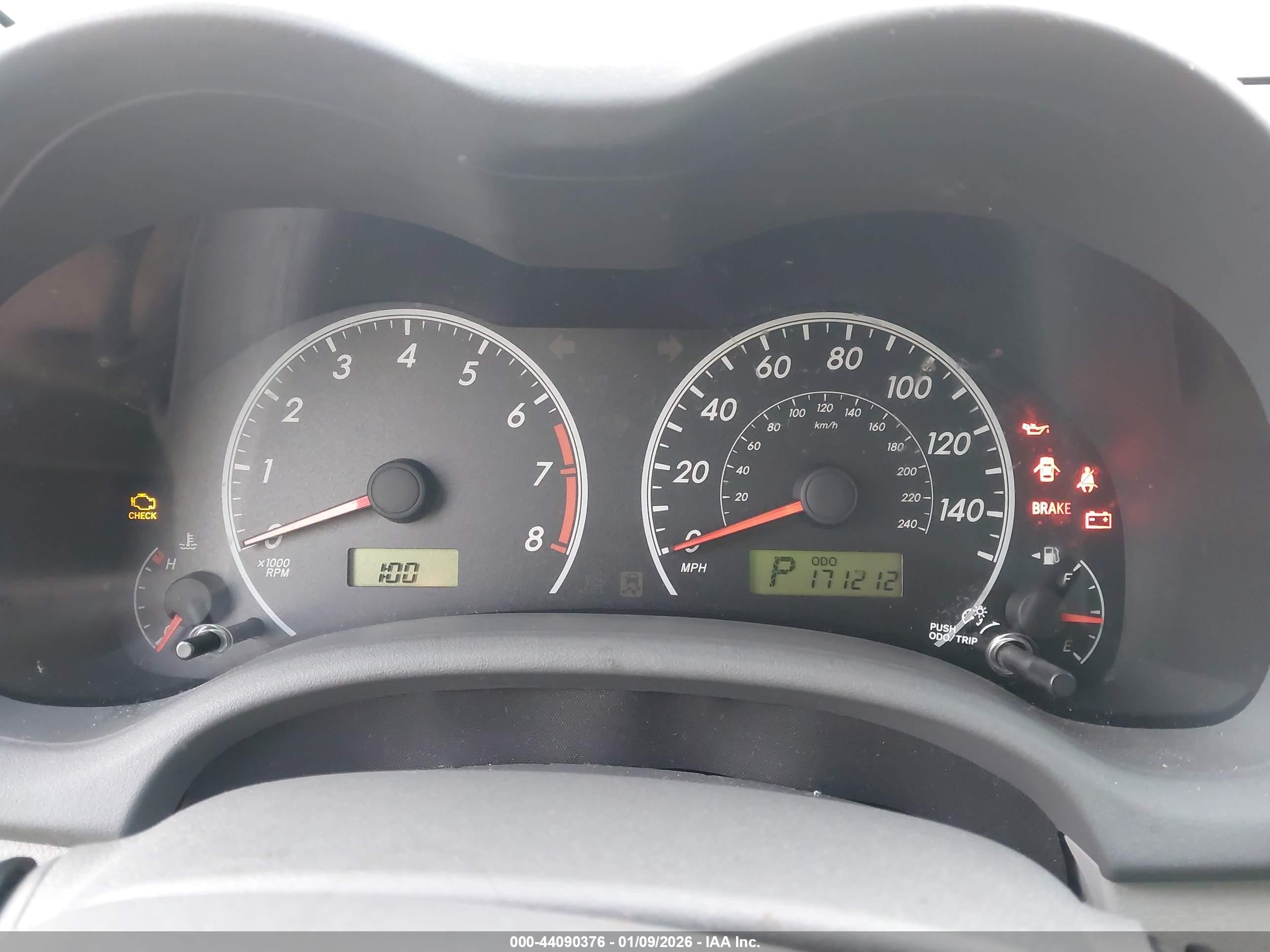 2009 Toyota Corolla Le Silver vin: 1NXBU40E19Z036331
