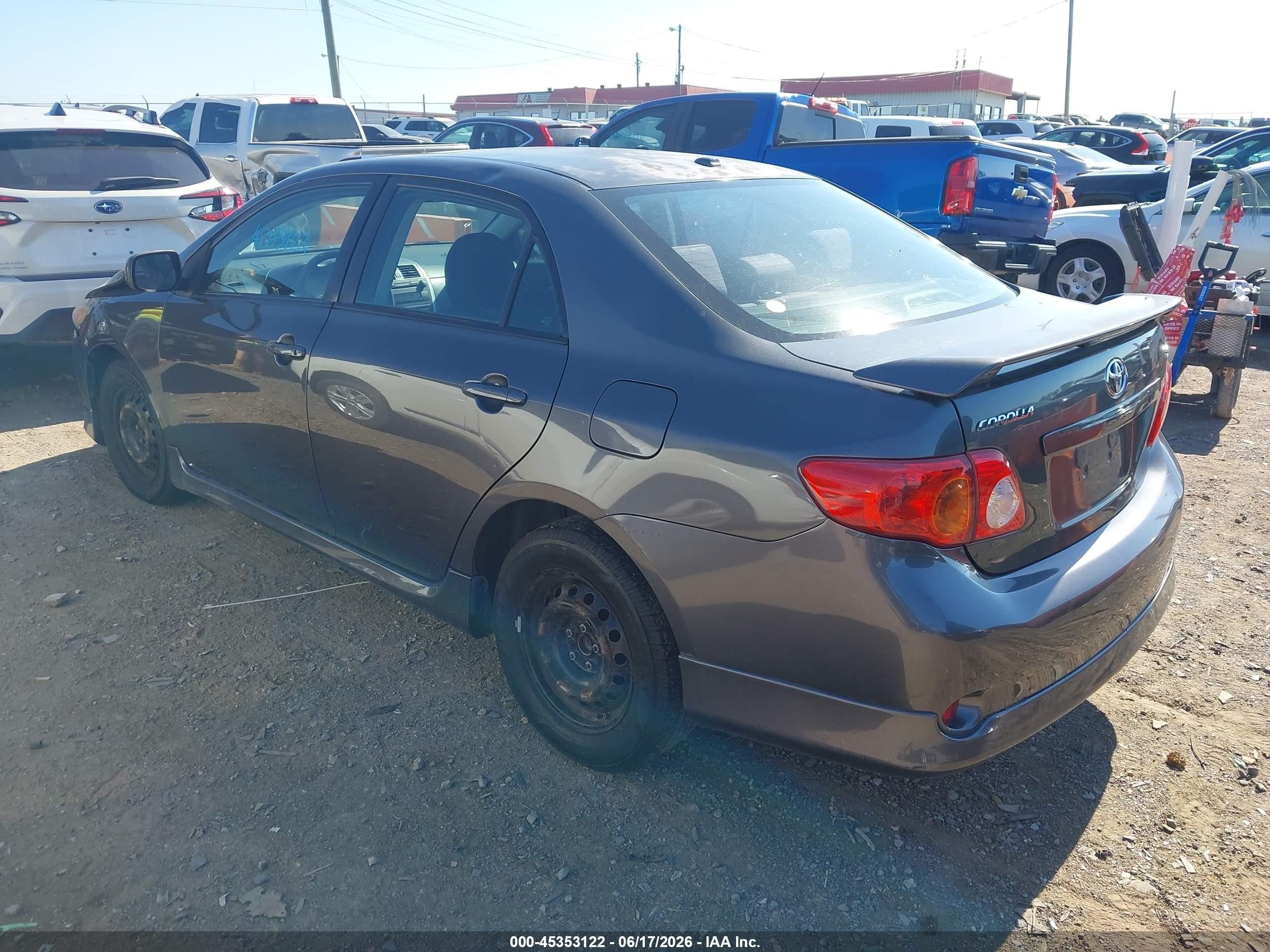 2009 Toyota Corolla S Gray vin: 1NXBU40E19Z058183