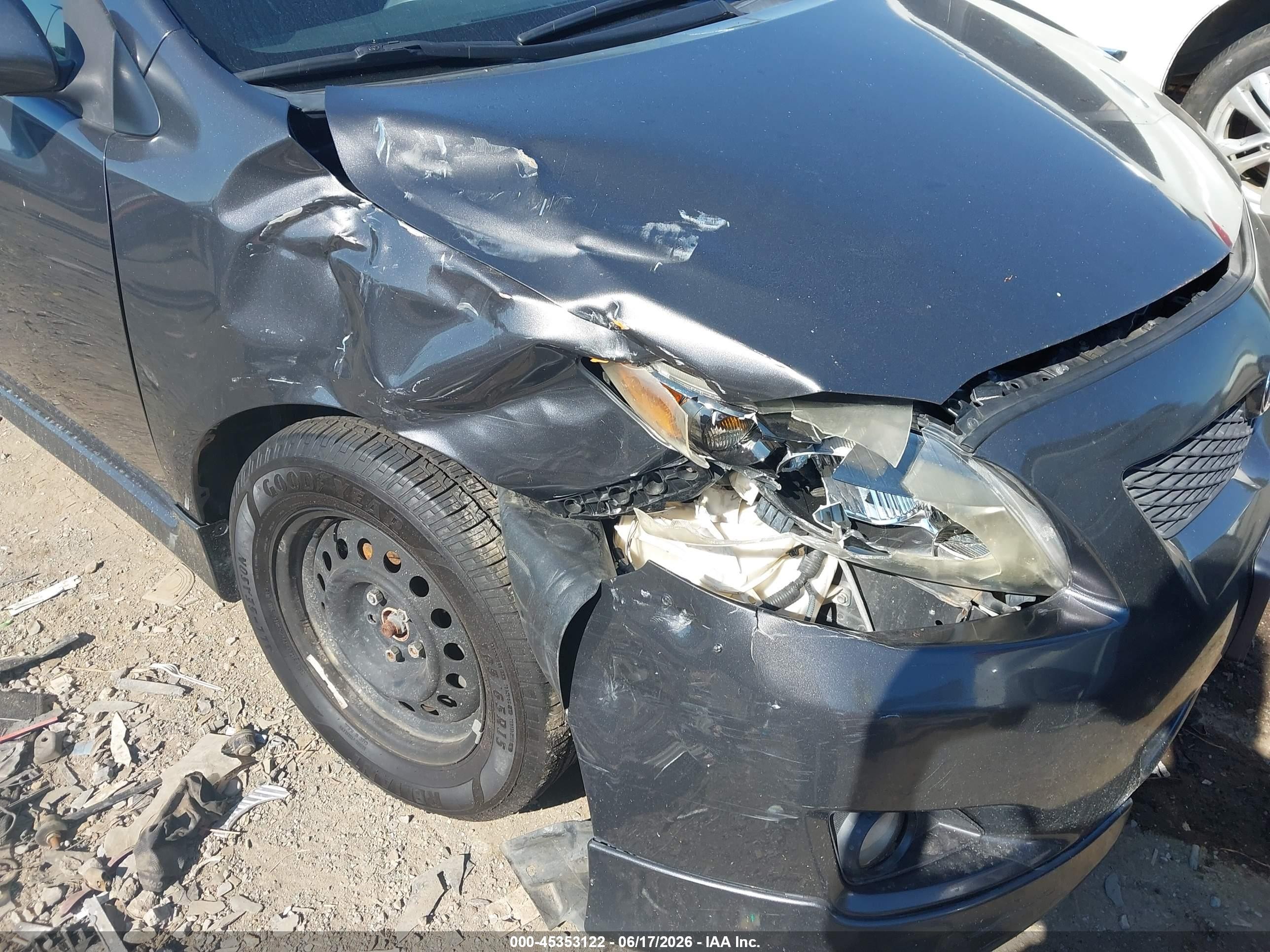 2009 Toyota Corolla S Gray vin: 1NXBU40E19Z058183