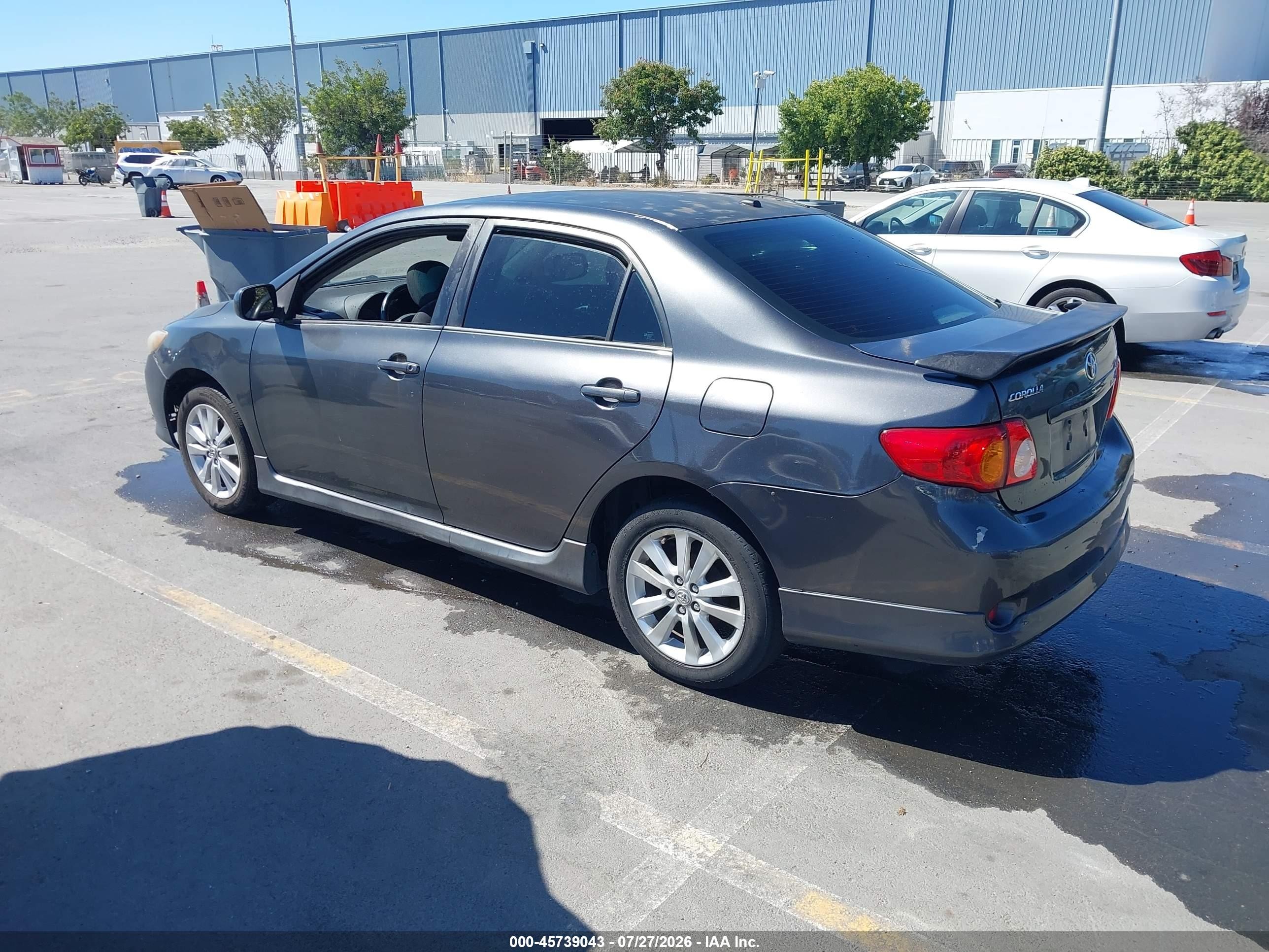 2009 Toyota Corolla S Gray vin: 1NXBU40E19Z064467