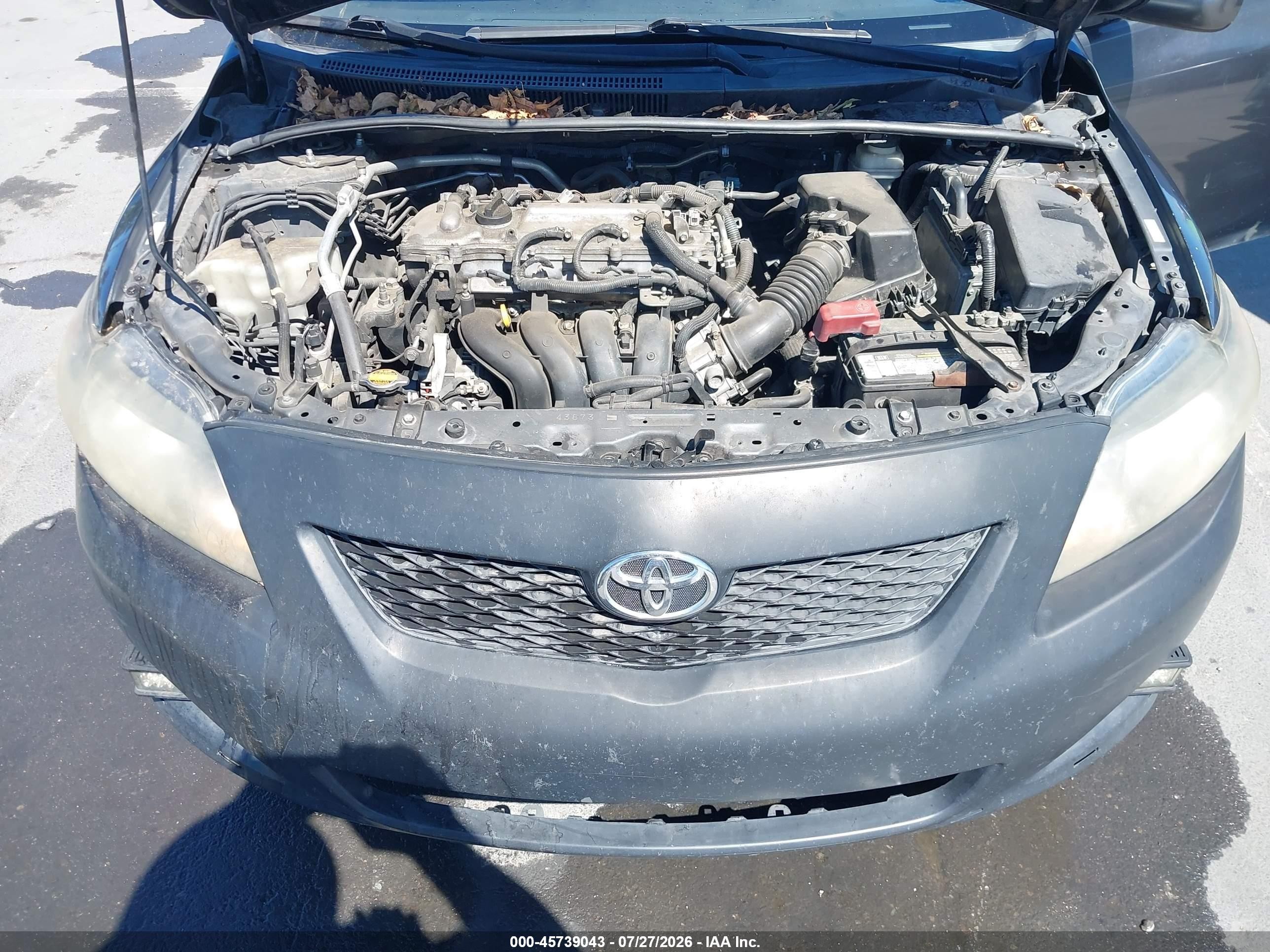 2009 Toyota Corolla S Gray vin: 1NXBU40E19Z064467