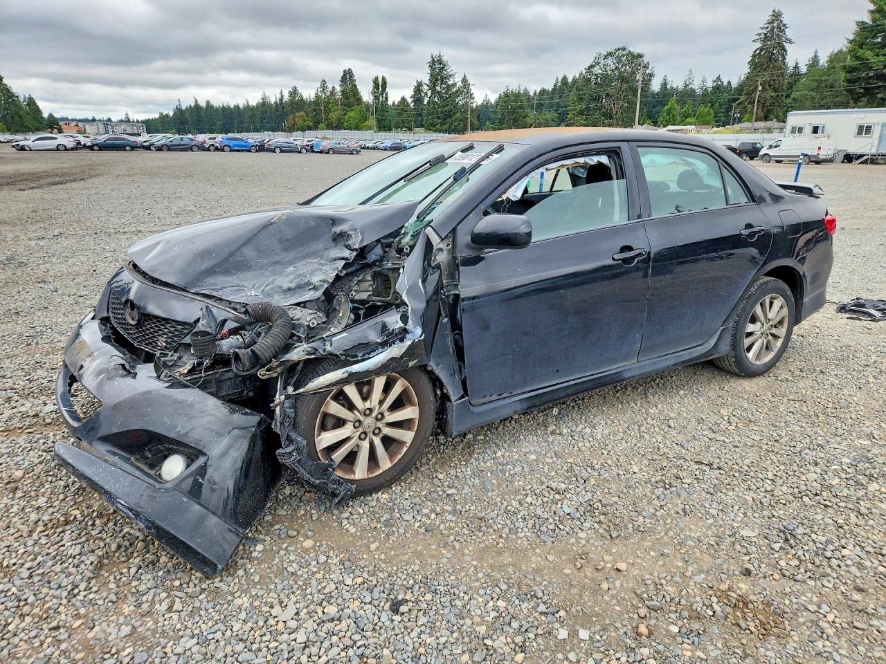 2009 Toyota Corolla S Black vin: 1NXBU40E19Z076165