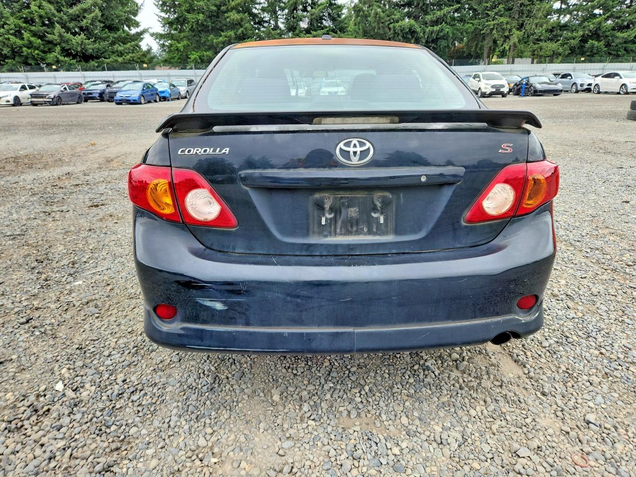 2009 Toyota Corolla S Black vin: 1NXBU40E19Z076165