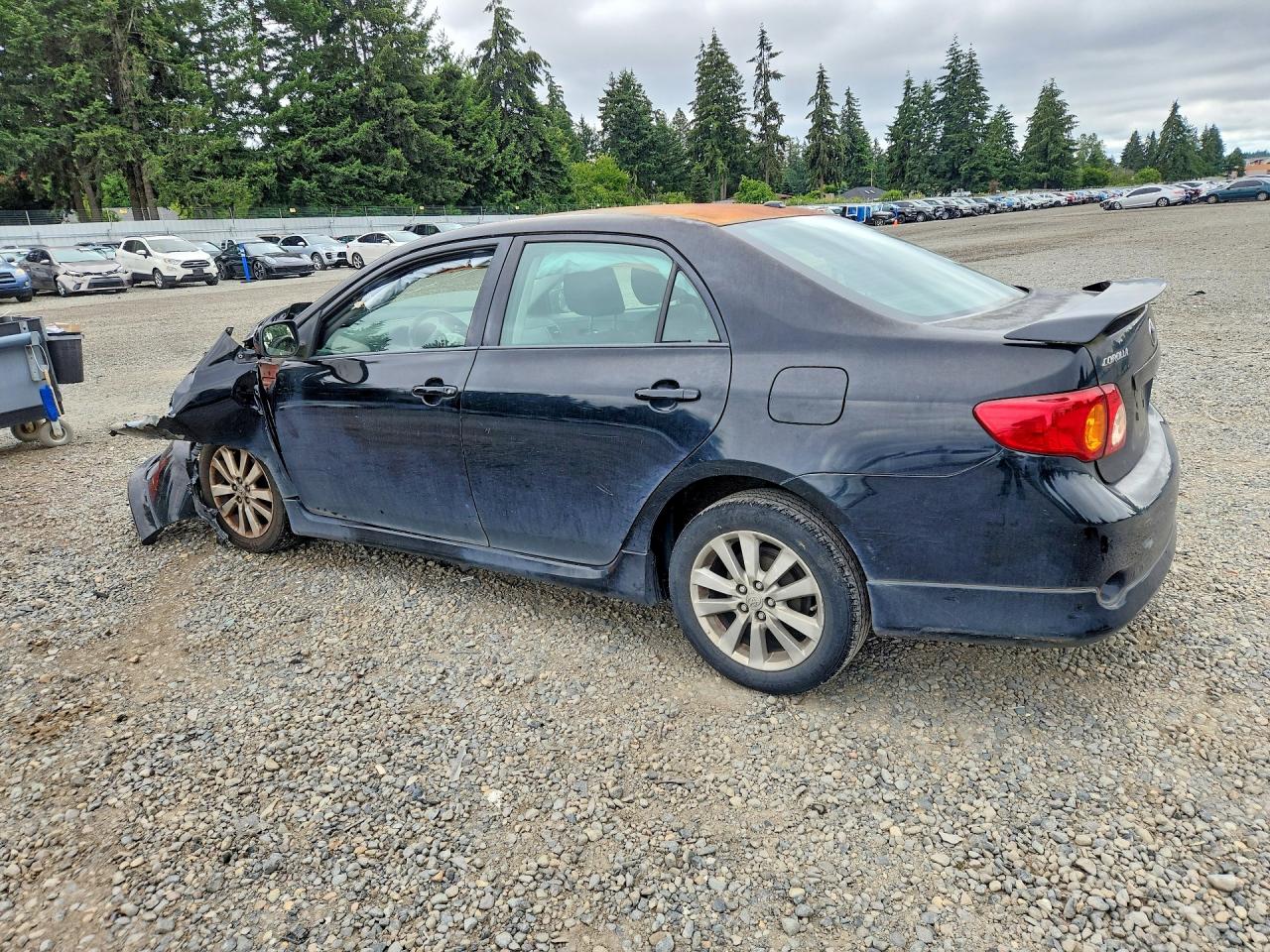 2009 Toyota Corolla S Black vin: 1NXBU40E19Z076165