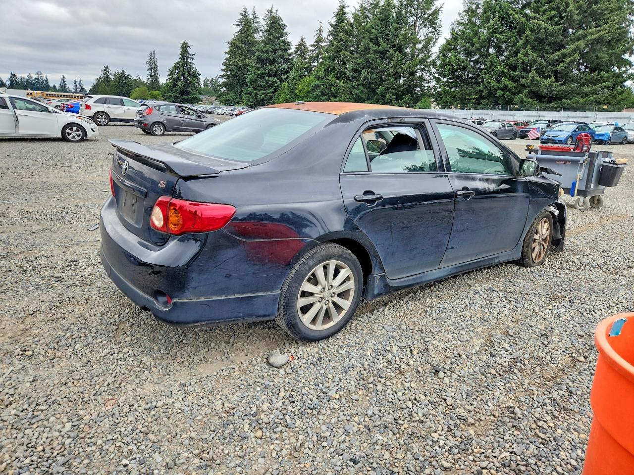 2009 Toyota Corolla S Black vin: 1NXBU40E19Z076165