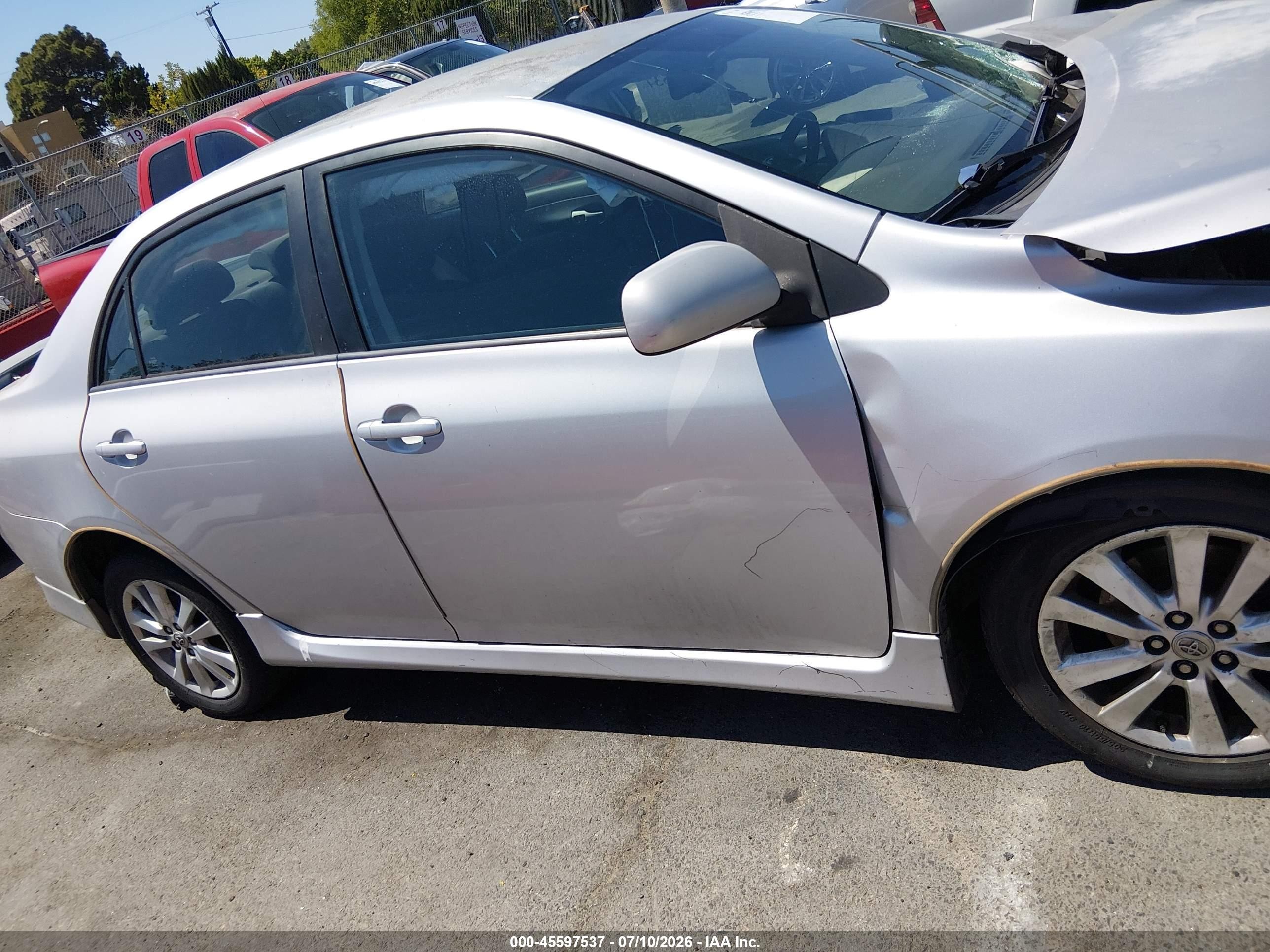 2009 Toyota Corolla S Gray vin: 1NXBU40E19Z088512