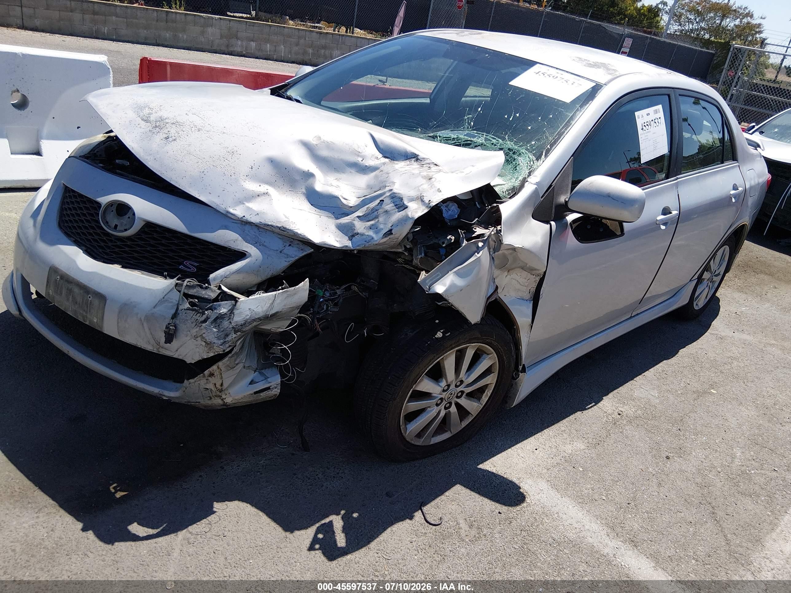2009 Toyota Corolla S Gray vin: 1NXBU40E19Z088512