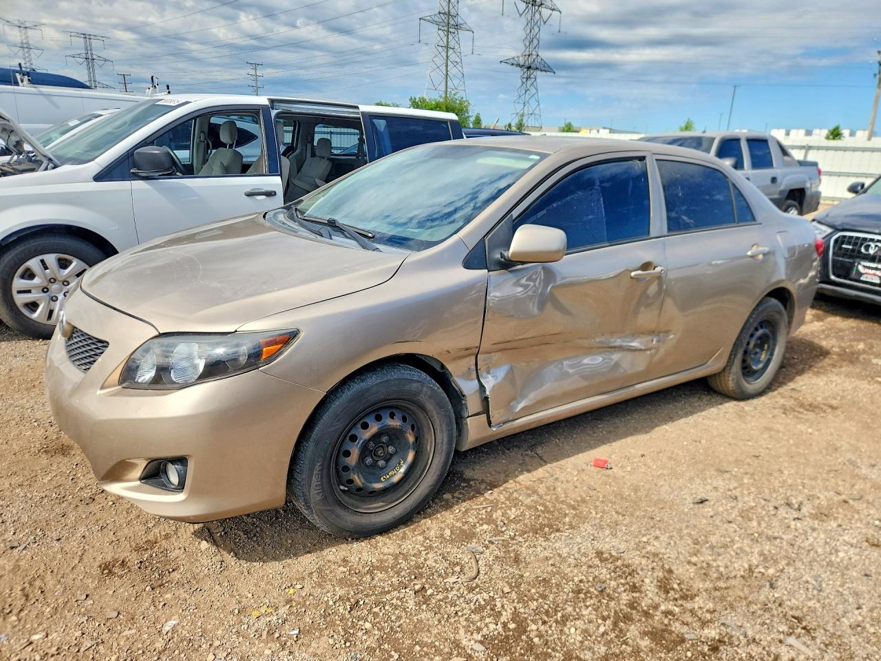 2009 Toyota Corolla Le Tan vin: 1NXBU40E19Z089529