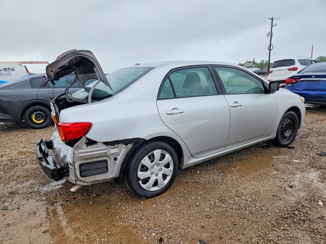 2009 Toyota Corolla Xle Серебряный vin: 1NXBU40E19Z098344