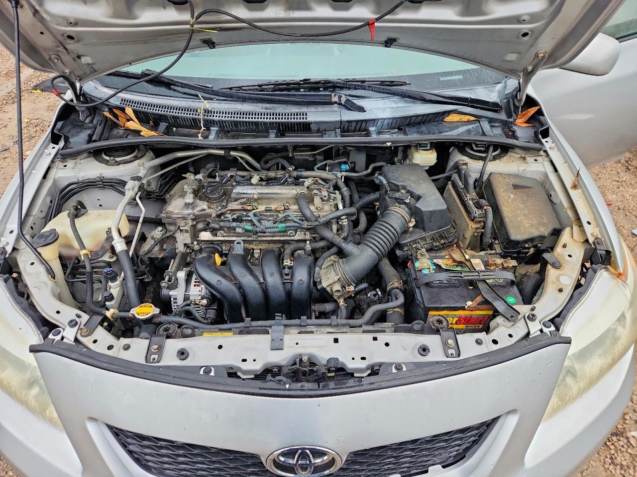 2009 Toyota Corolla Xle Серебряный vin: 1NXBU40E19Z098344