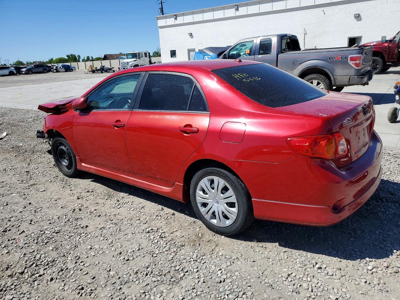 2009 Toyota Corolla S Red vin: 1NXBU40E19Z116020