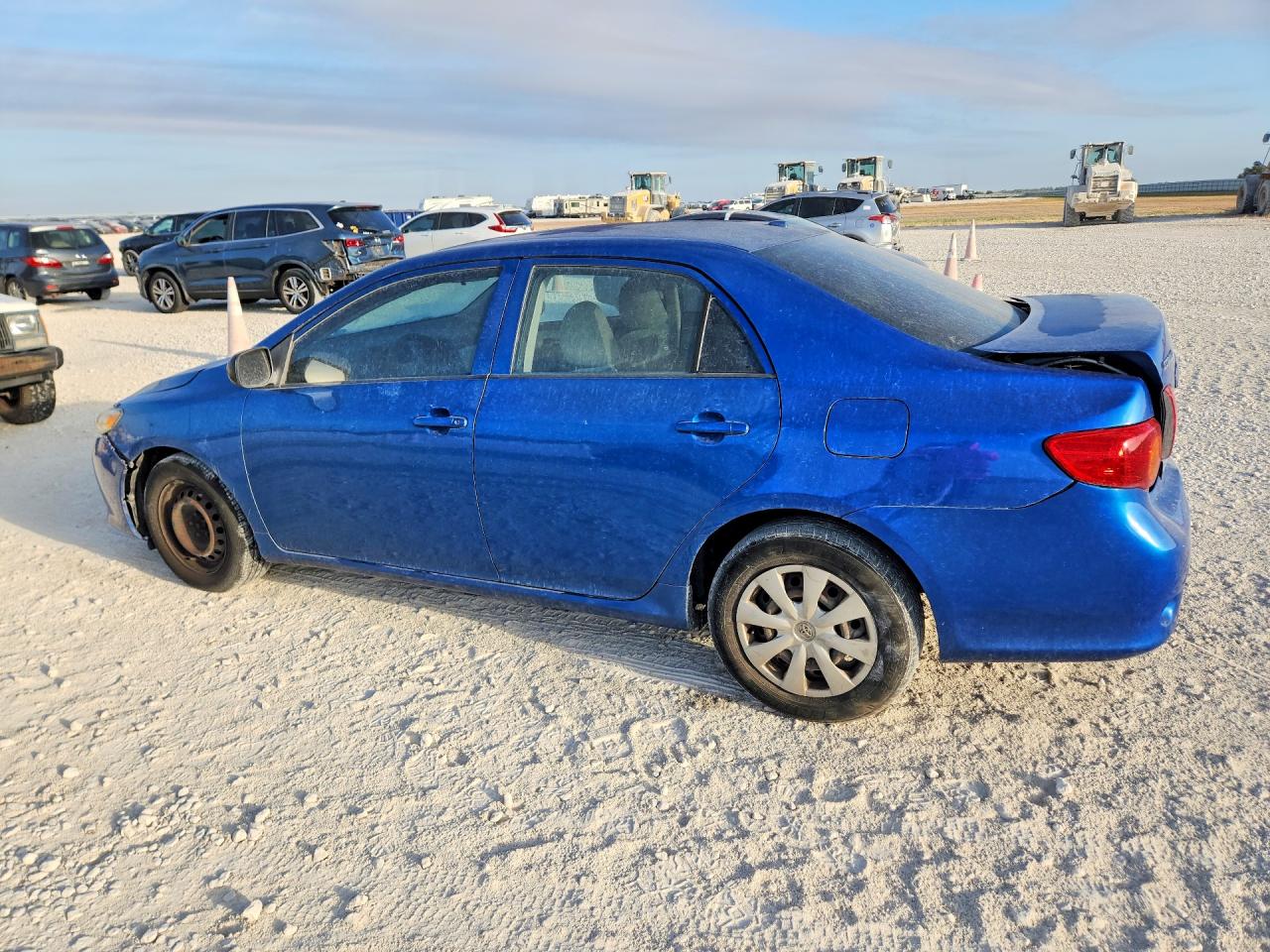 2009 Toyota Corolla Base Blue vin: 1NXBU40E19Z123579