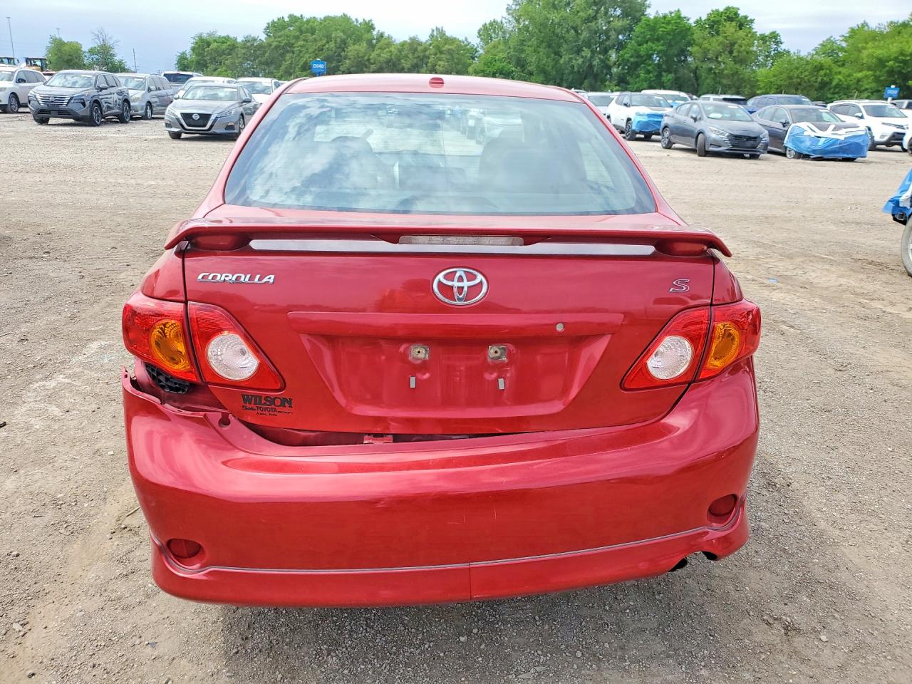 2009 Toyota Corolla S Maroon vin: 1NXBU40E19Z137692