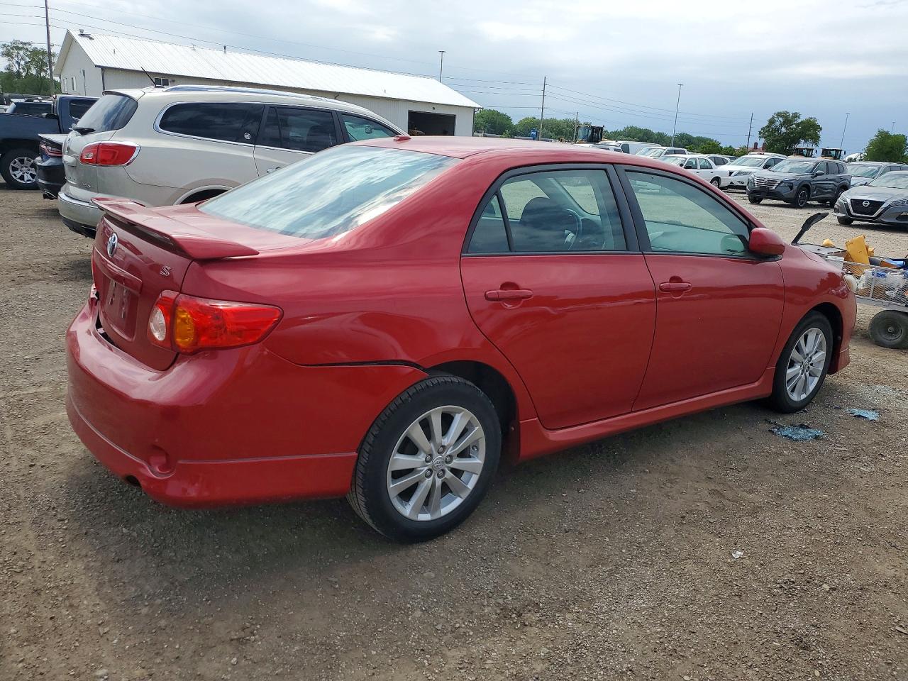 2009 Toyota Corolla S Maroon vin: 1NXBU40E19Z137692