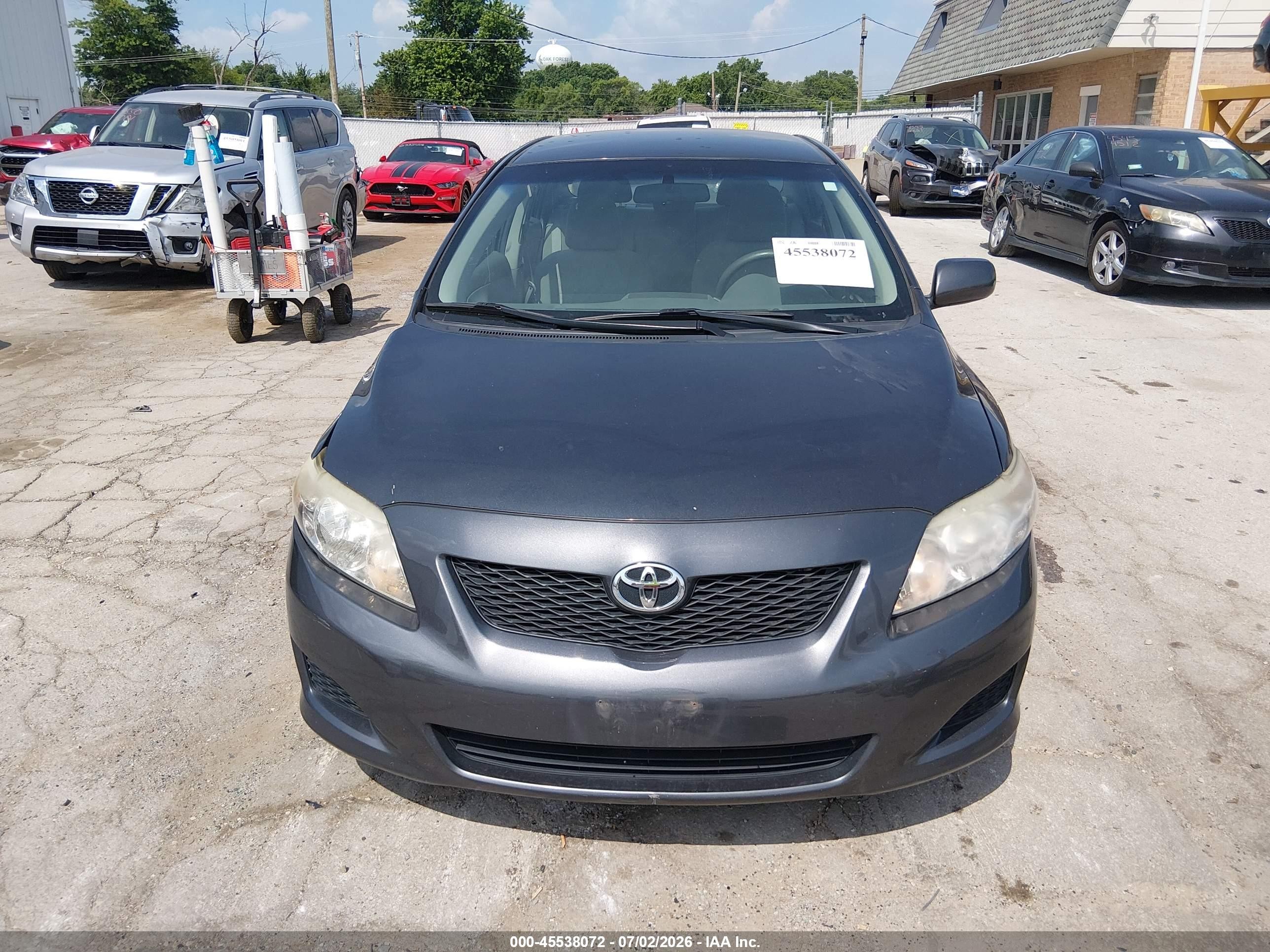 2009 Toyota Corolla Le Silver vin: 1NXBU40E19Z154962