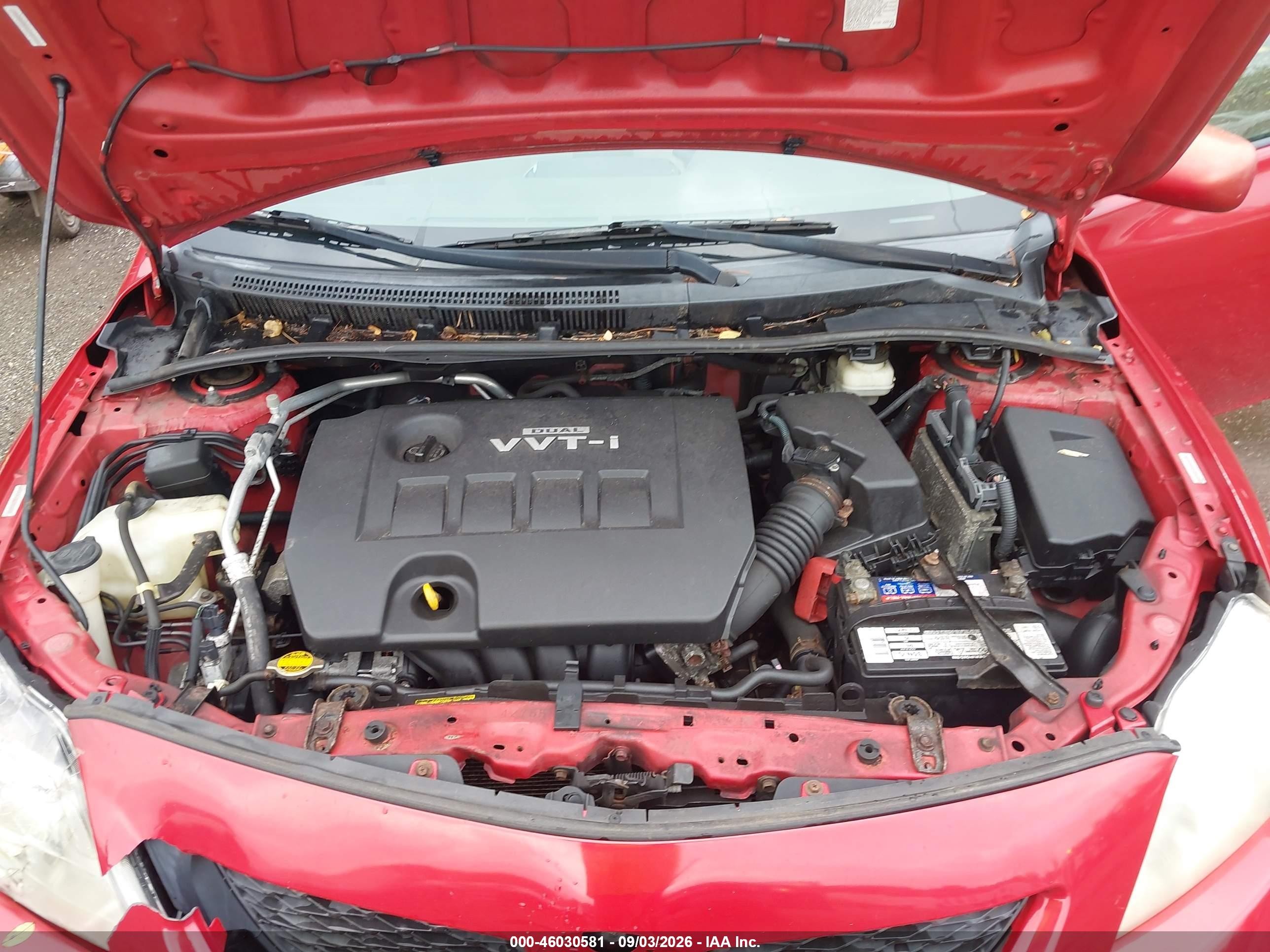 2009 Toyota Corolla S/le/xle Красный vin: 1NXBU40E19Z164648
