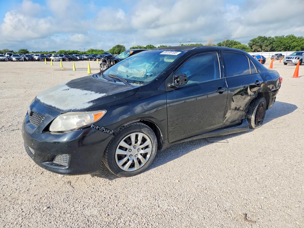 2009 Toyota Corolla Xle Black vin: 1NXBU40E29Z012040