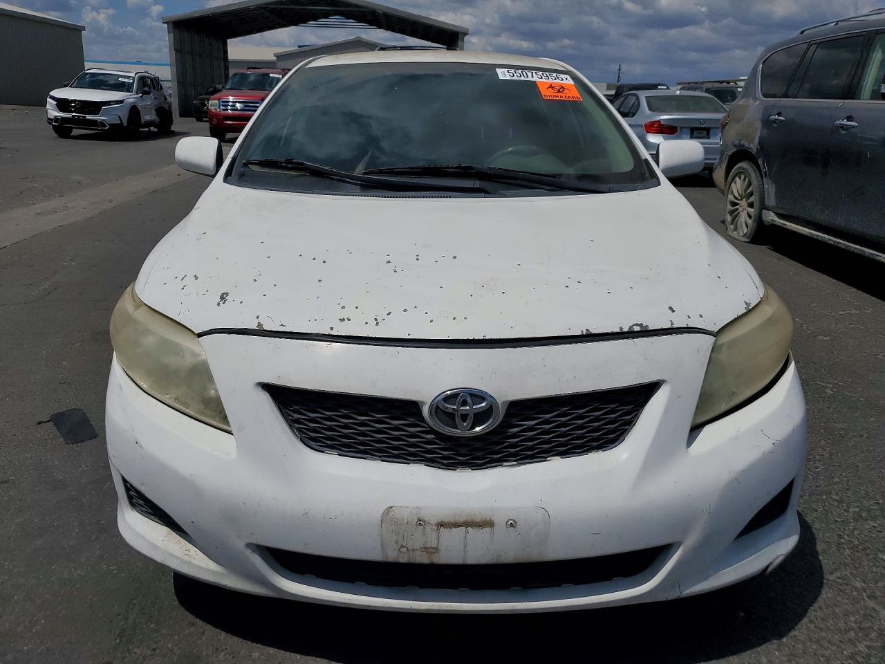 2009 Toyota Corolla Le White vin: 1NXBU40E29Z014855