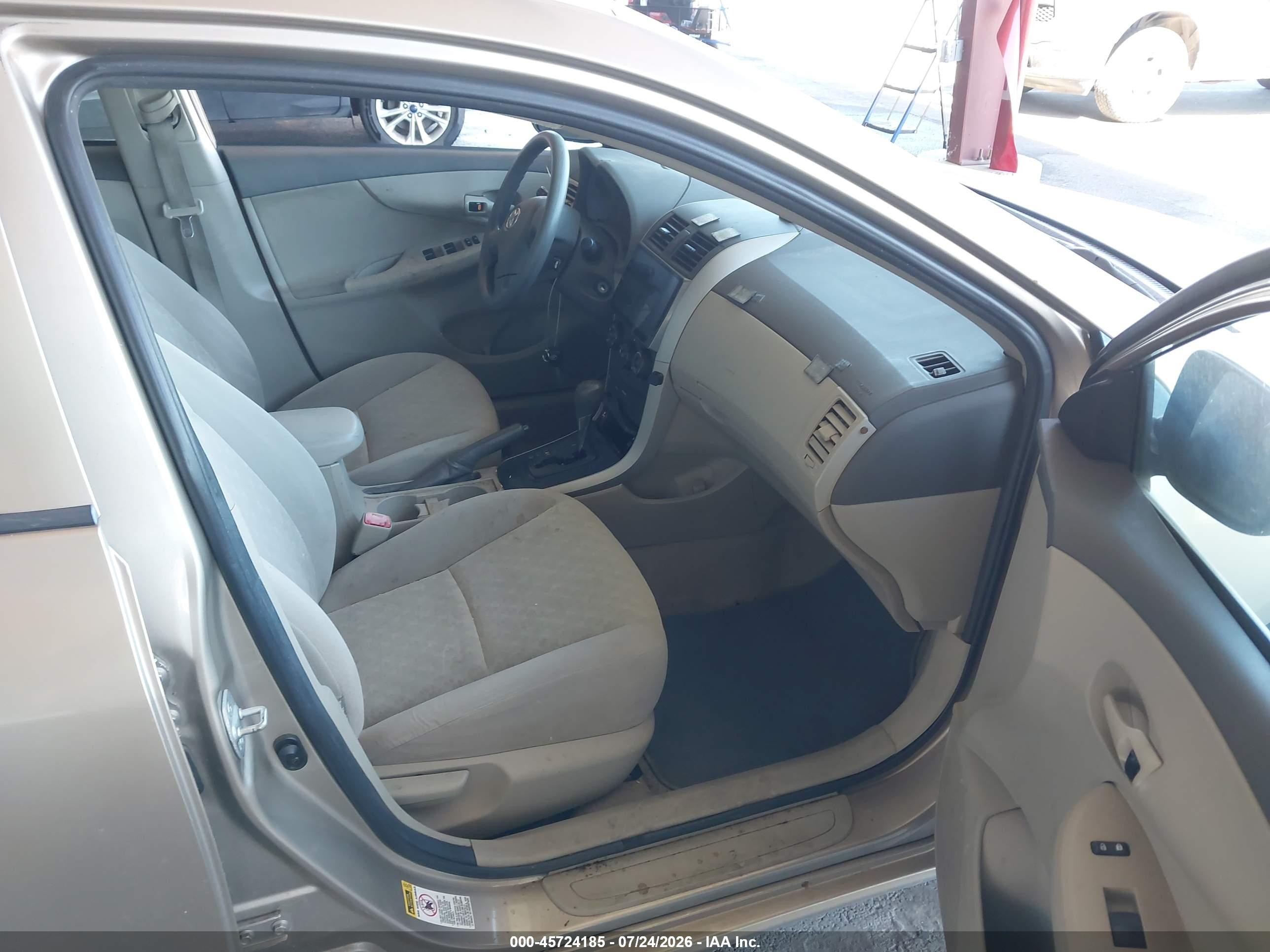 2009 Toyota Corolla Le Золотой vin: 1NXBU40E29Z024754