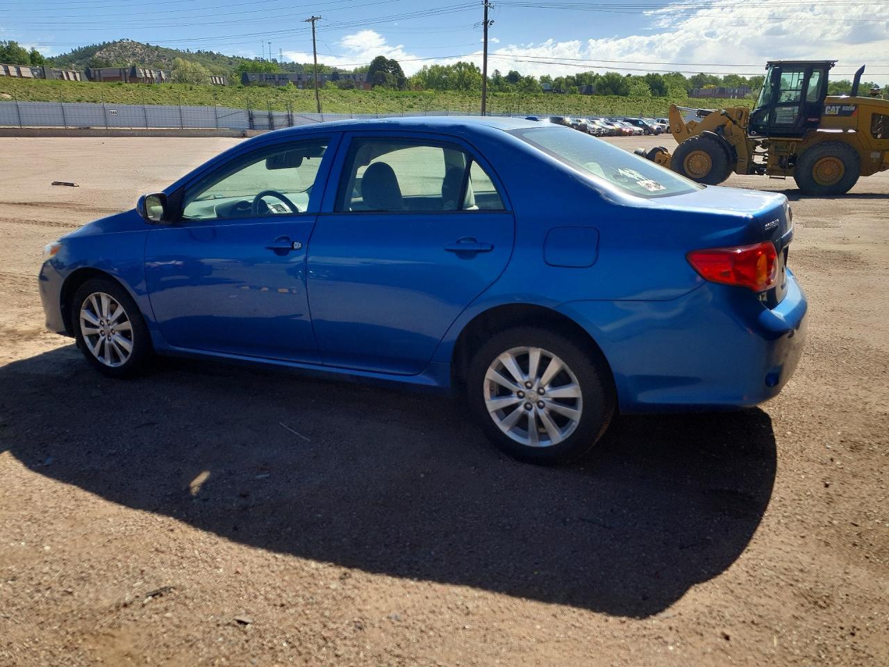 2009 Toyota Corolla Le Blue vin: 1NXBU40E29Z037990