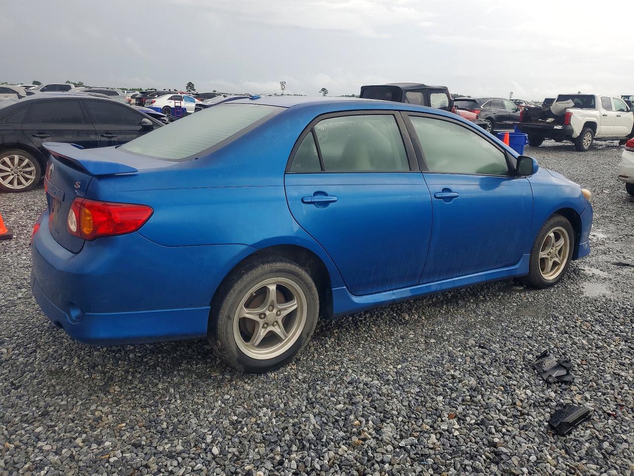 2009 Toyota Corolla S Blue vin: 1NXBU40E29Z044647