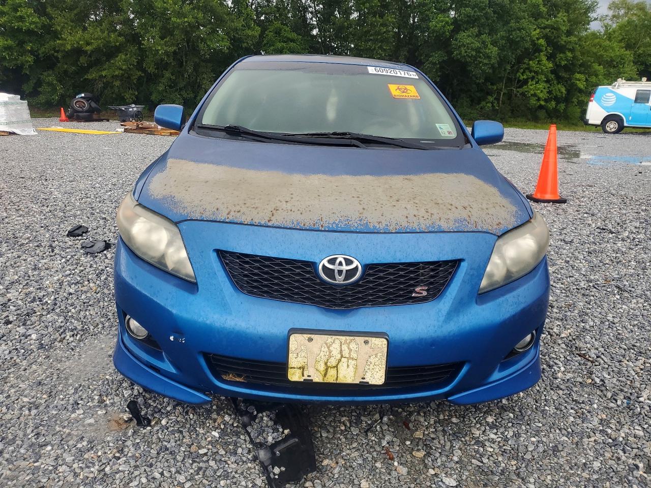 2009 Toyota Corolla S Blue vin: 1NXBU40E29Z044647