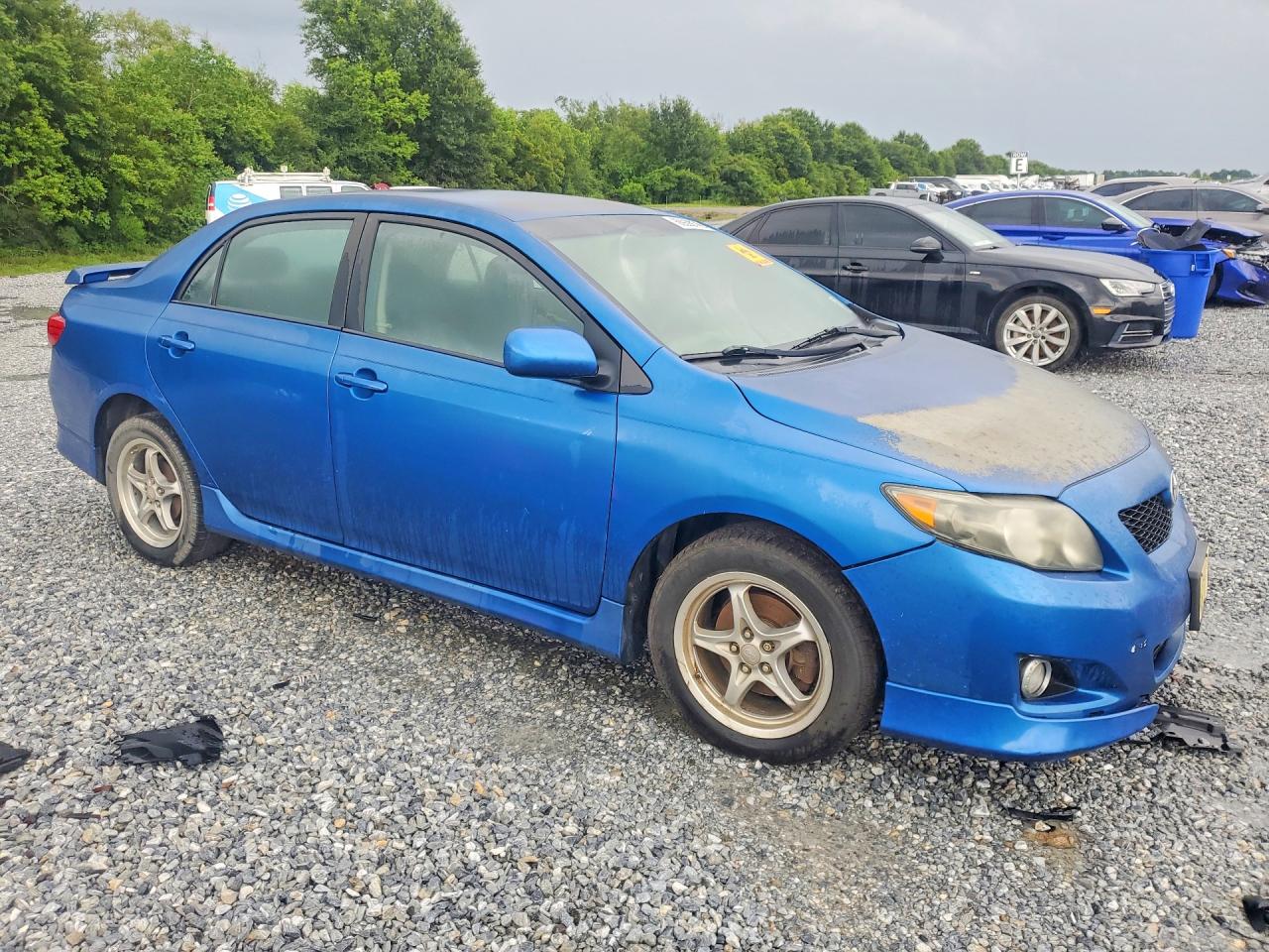 2009 Toyota Corolla S Blue vin: 1NXBU40E29Z044647