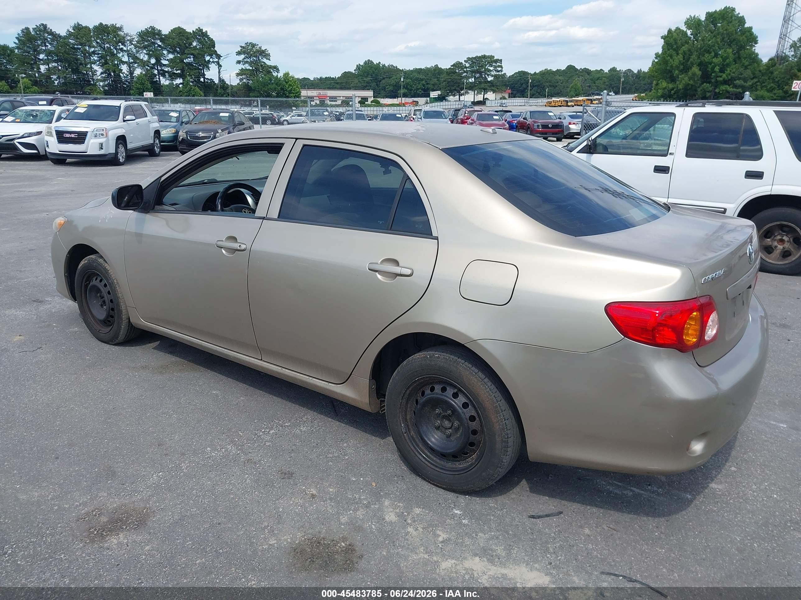 2009 Toyota Corolla   Gold vin: 1NXBU40E29Z061822