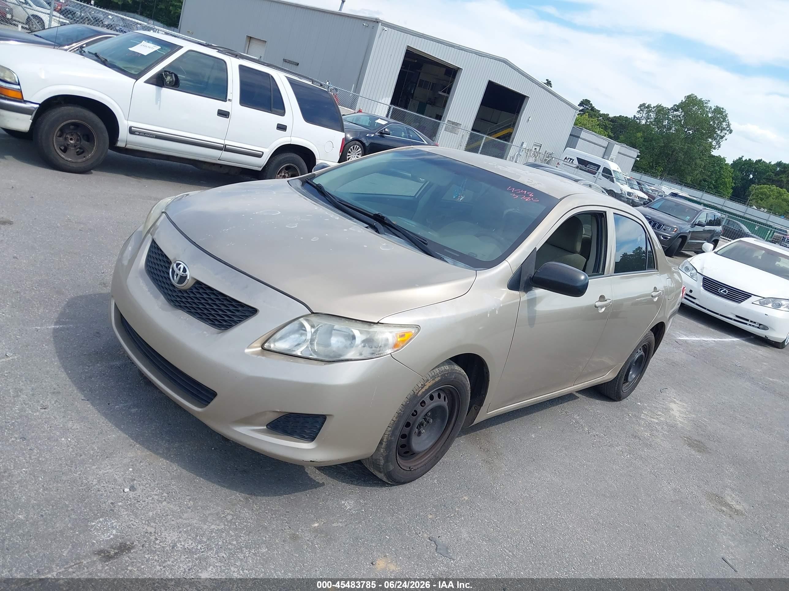 2009 Toyota Corolla   Gold vin: 1NXBU40E29Z061822