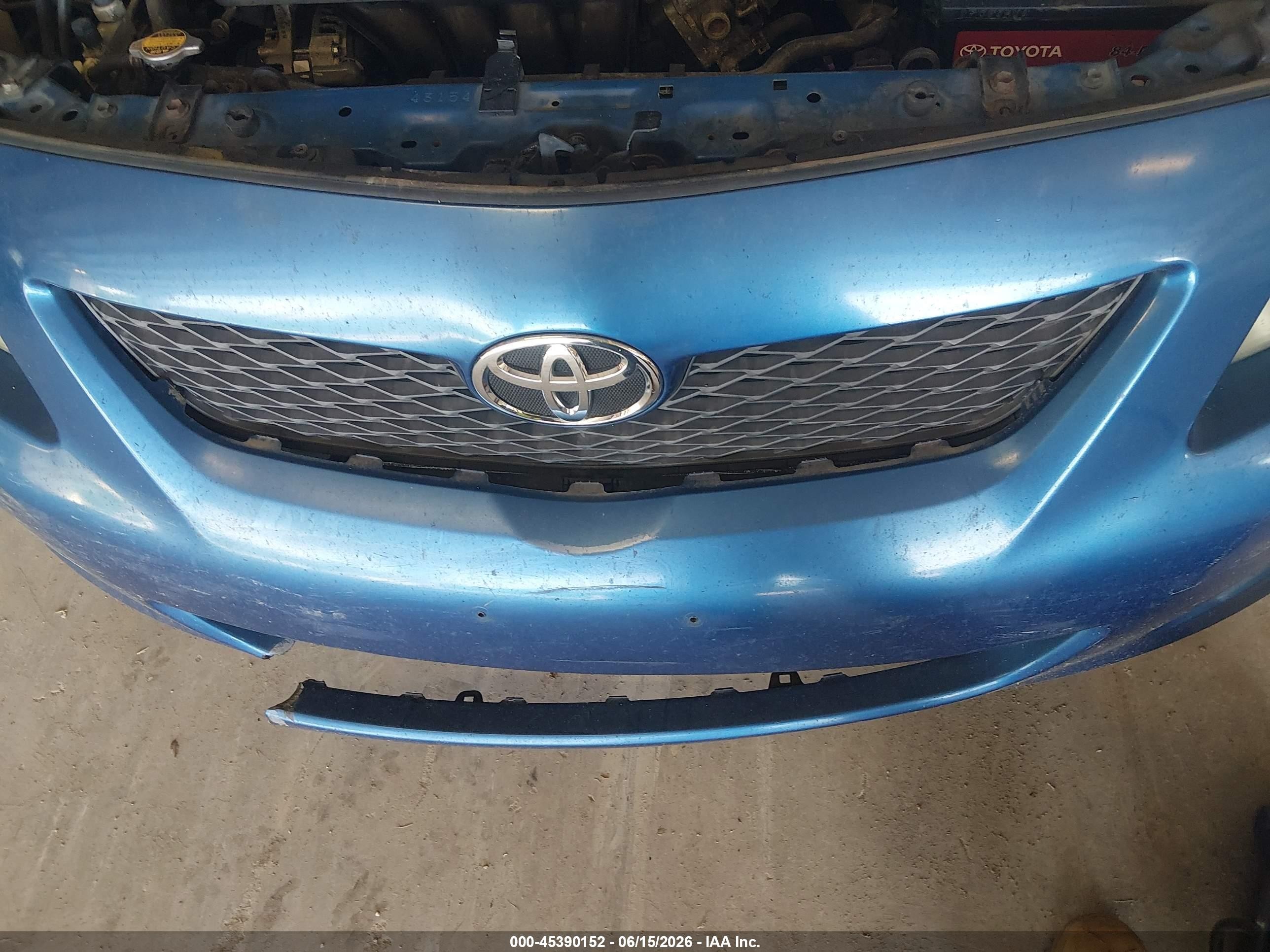 2009 Toyota Corolla Le Blue vin: 1NXBU40E29Z064560