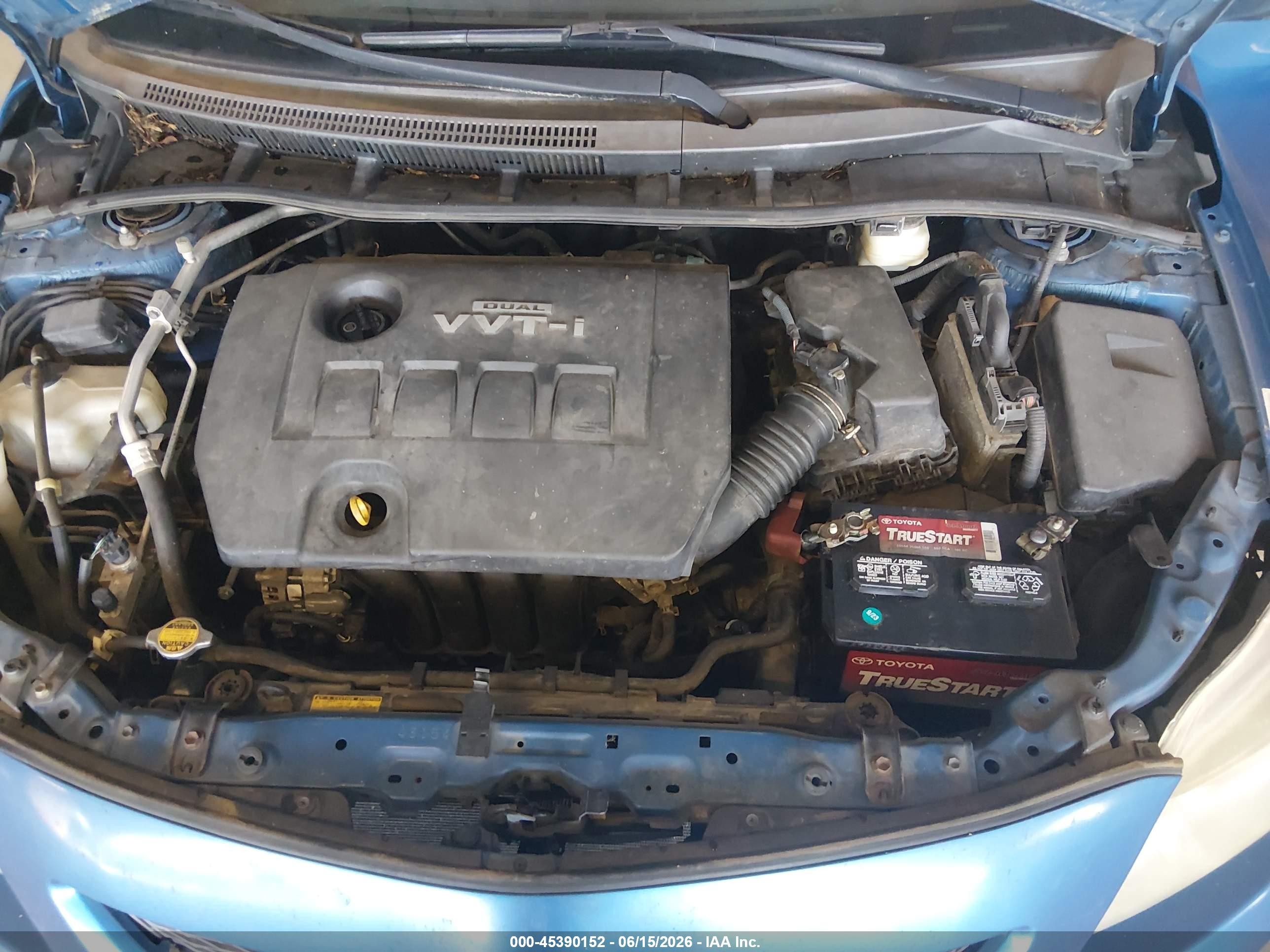 2009 Toyota Corolla Le Blue vin: 1NXBU40E29Z064560