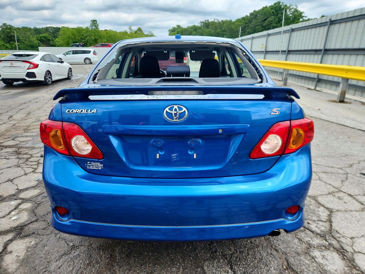 2009 Toyota Corolla S Blue vin: 1NXBU40E29Z077194