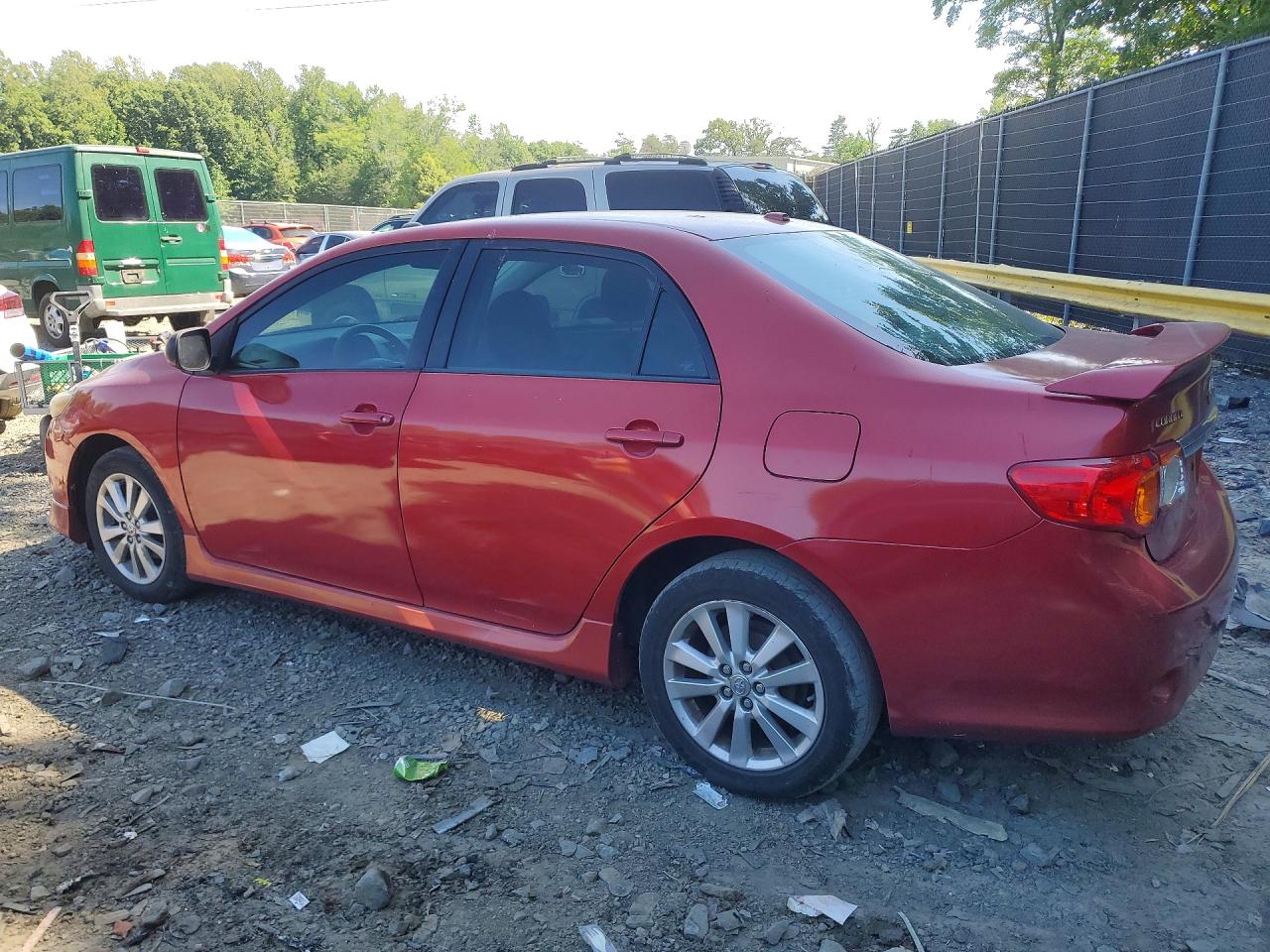 2009 Toyota Corolla S Red vin: 1NXBU40E29Z088616
