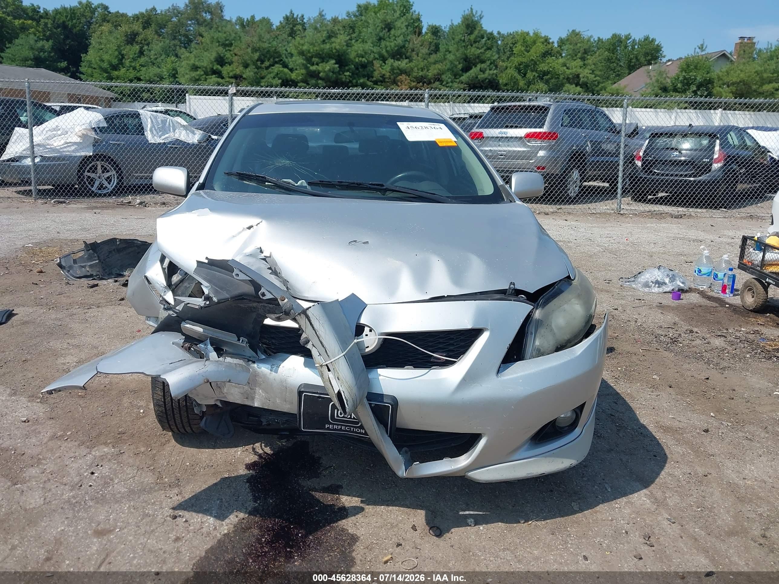 2009 Toyota Corolla S Silver vin: 1NXBU40E29Z092875