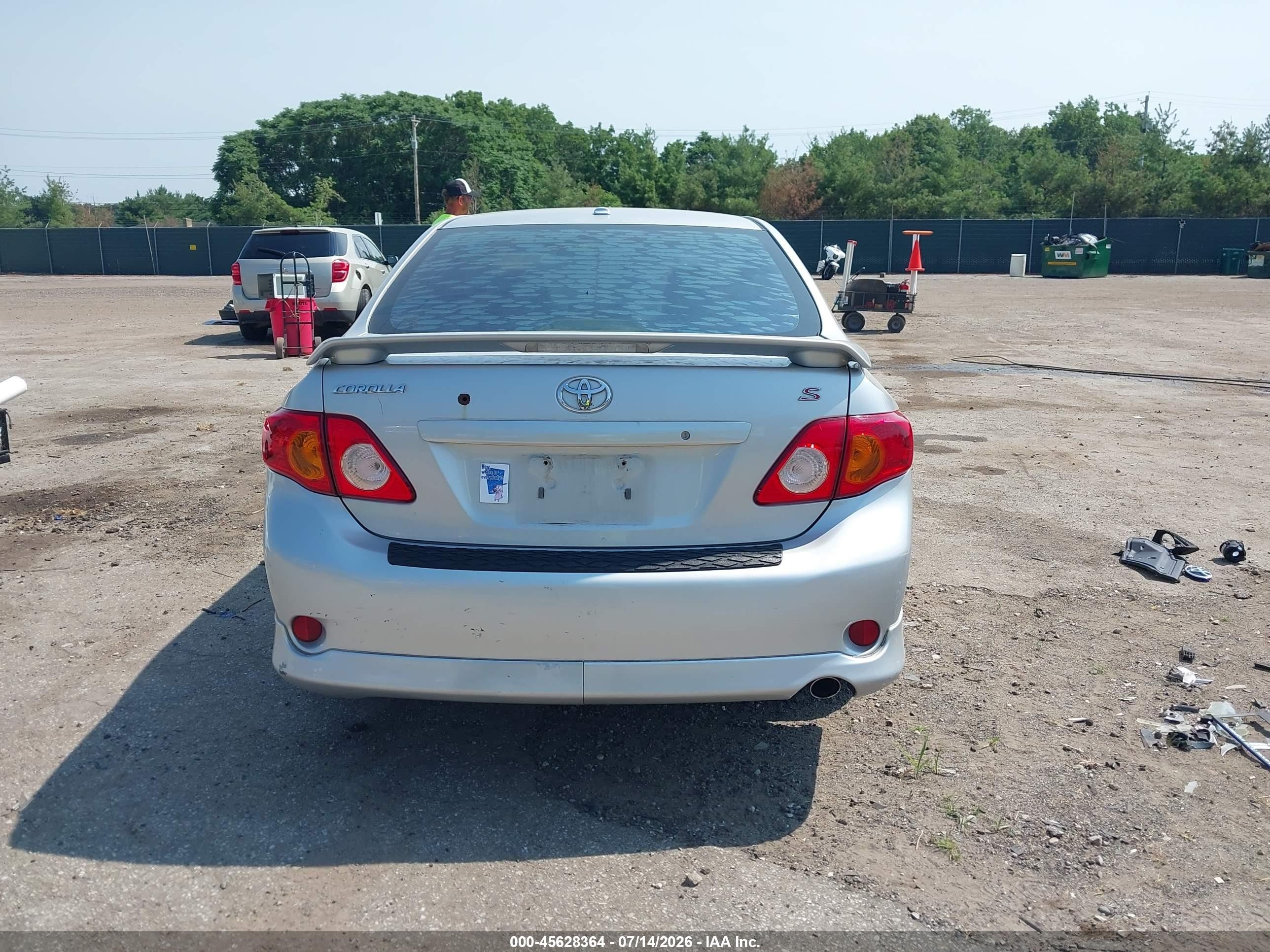 2009 Toyota Corolla S Silver vin: 1NXBU40E29Z092875