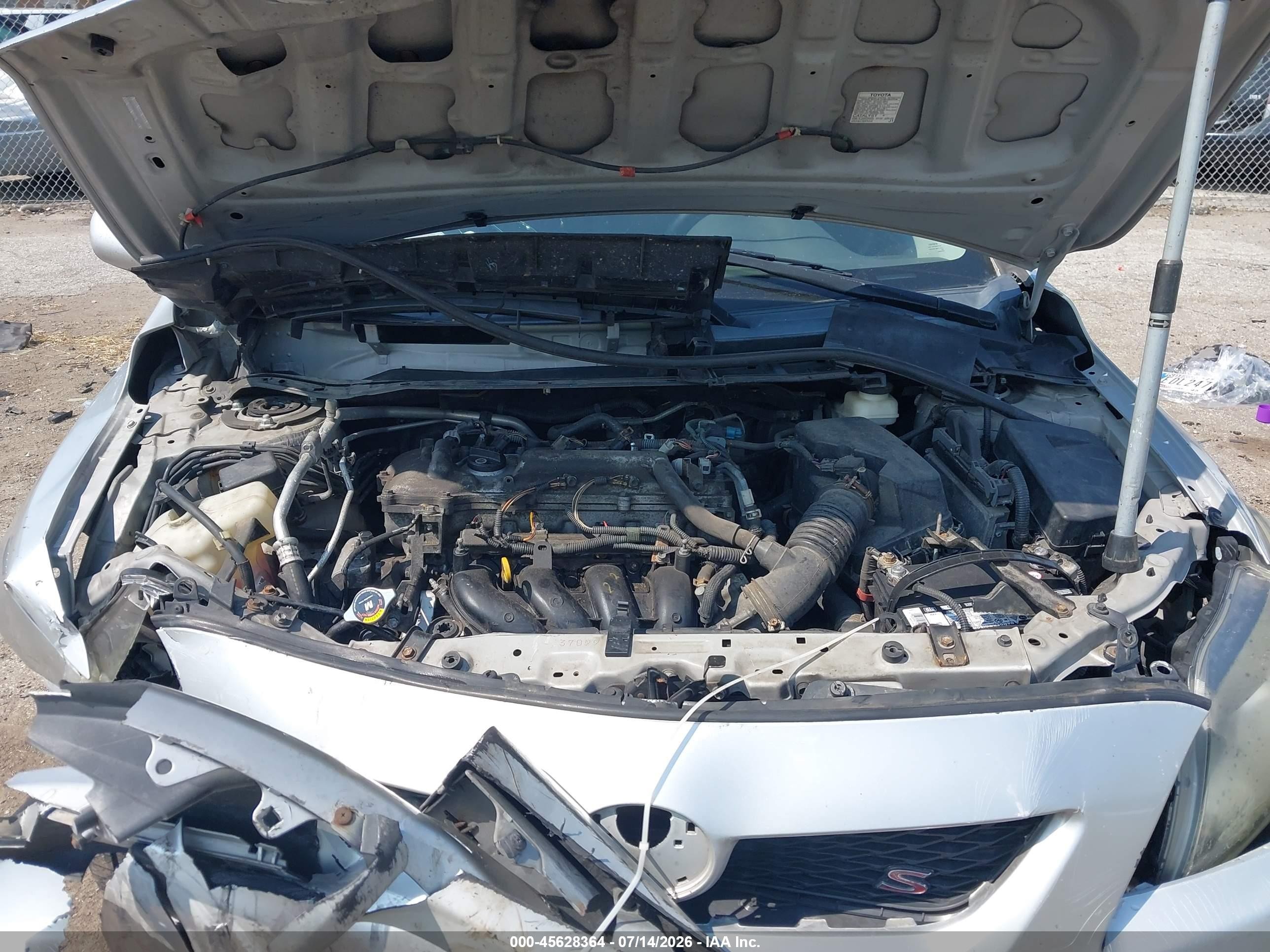 2009 Toyota Corolla S Silver vin: 1NXBU40E29Z092875