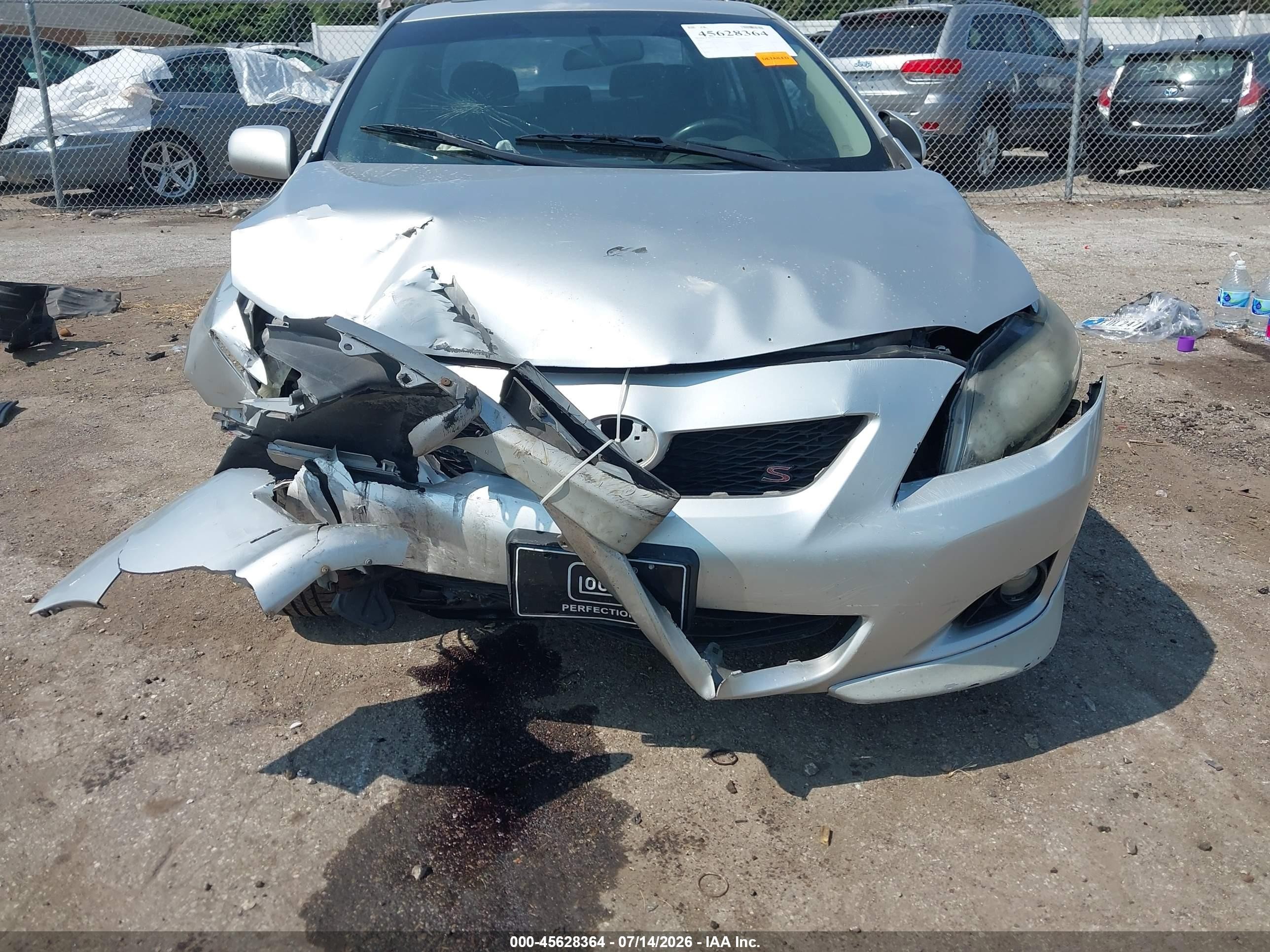 2009 Toyota Corolla S Silver vin: 1NXBU40E29Z092875