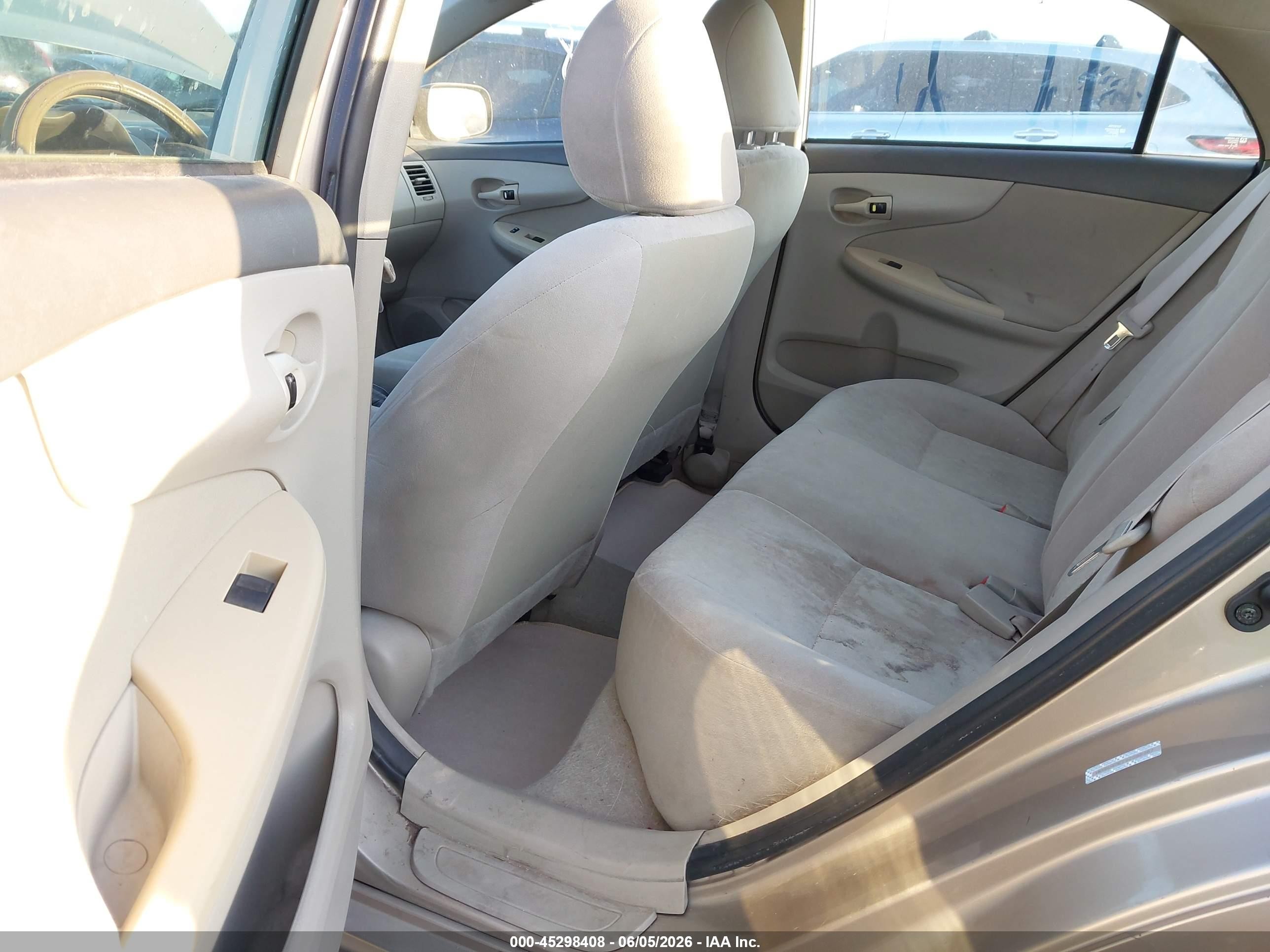 2009 Toyota Corolla Le Beige vin: 1NXBU40E29Z098367