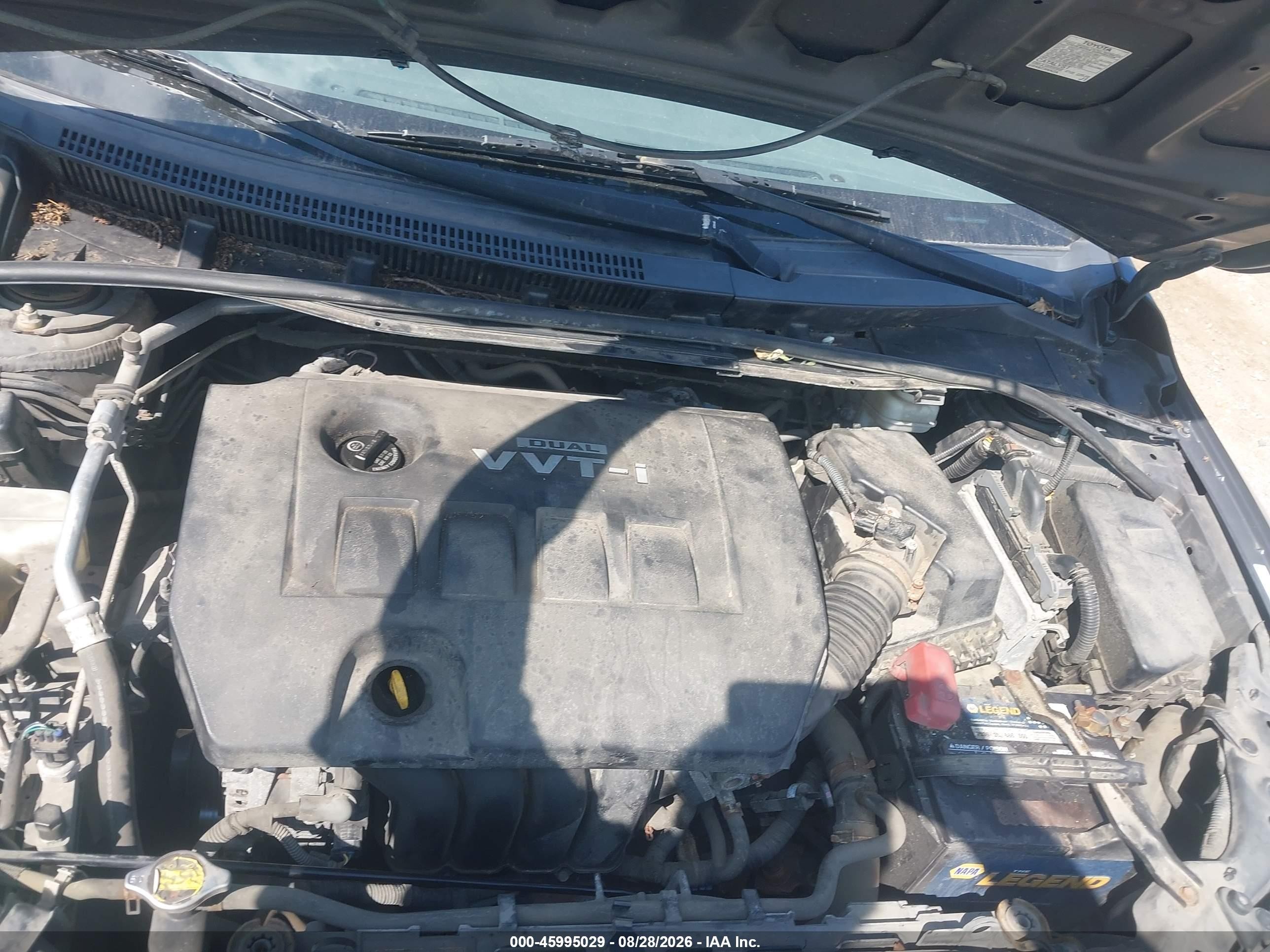 2009 Toyota Corolla Le Gray vin: 1NXBU40E29Z104961