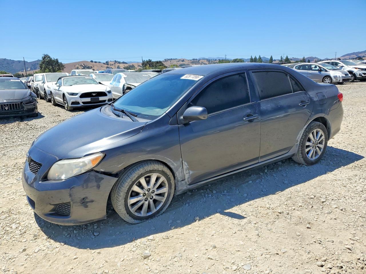 2009 Toyota Corolla Le Gray vin: 1NXBU40E29Z112350