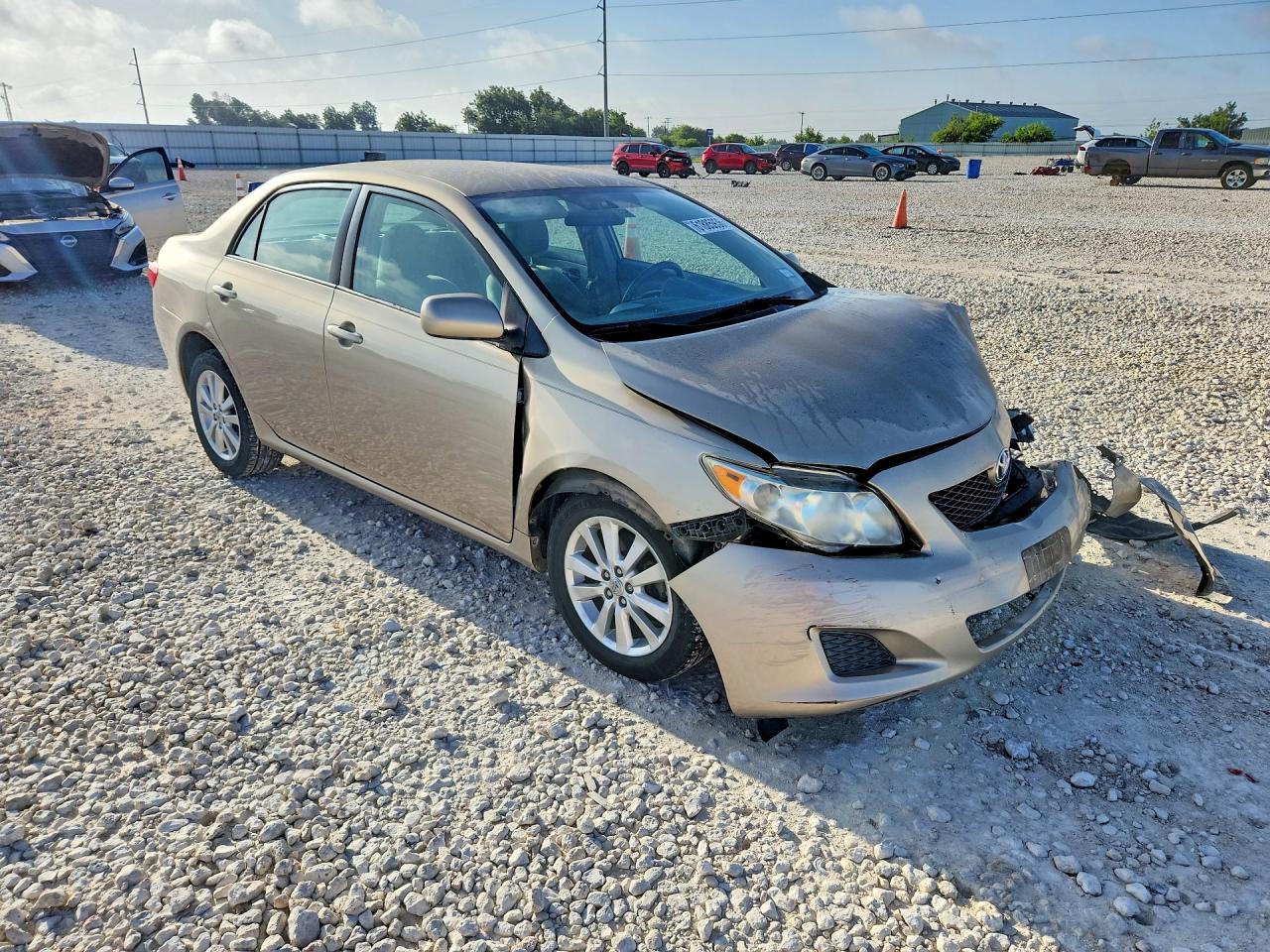 2009 Toyota Corolla Xle Золотой vin: 1NXBU40E29Z113207