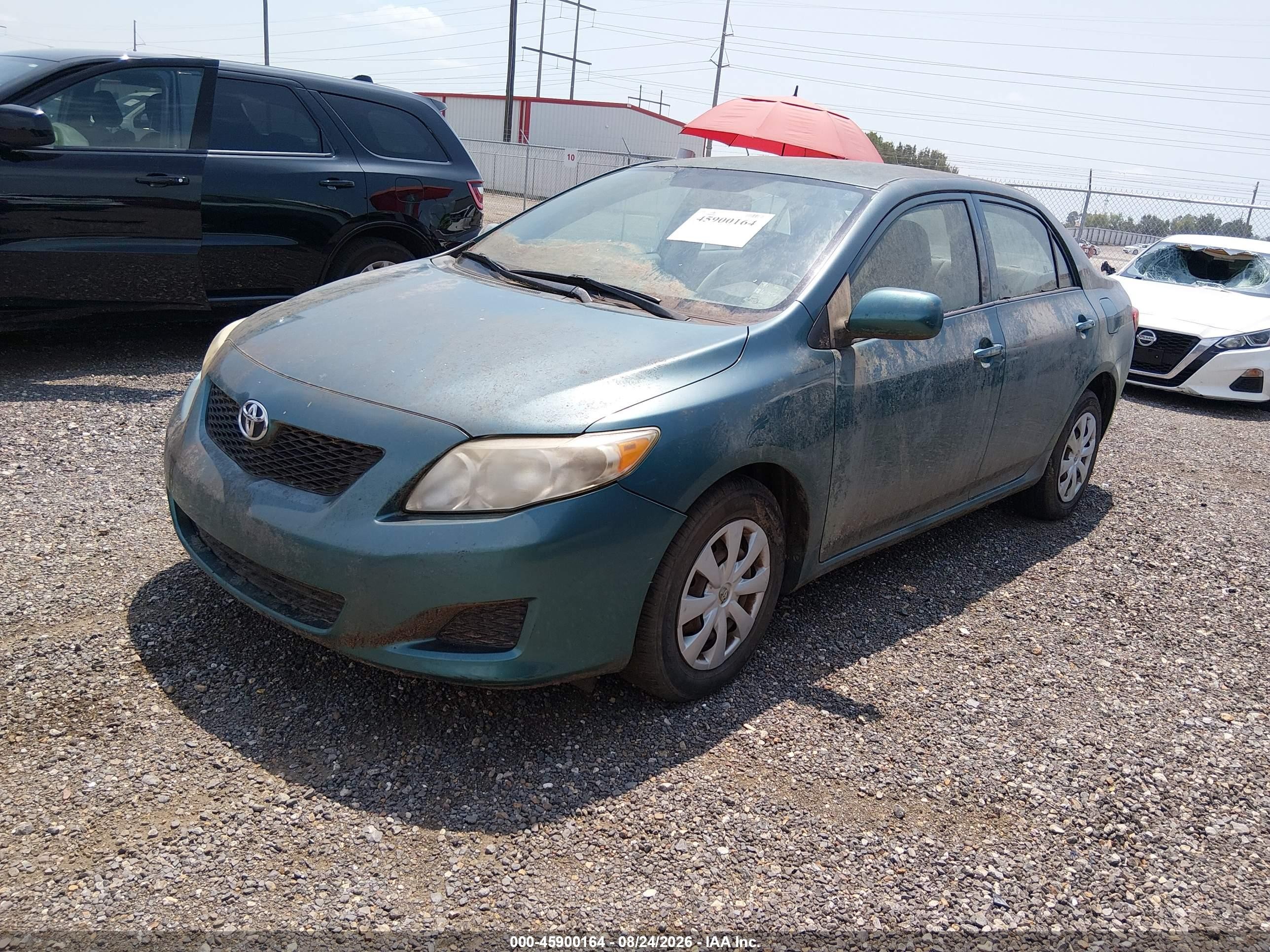 2009 Toyota Corolla Le Green vin: 1NXBU40E29Z122862